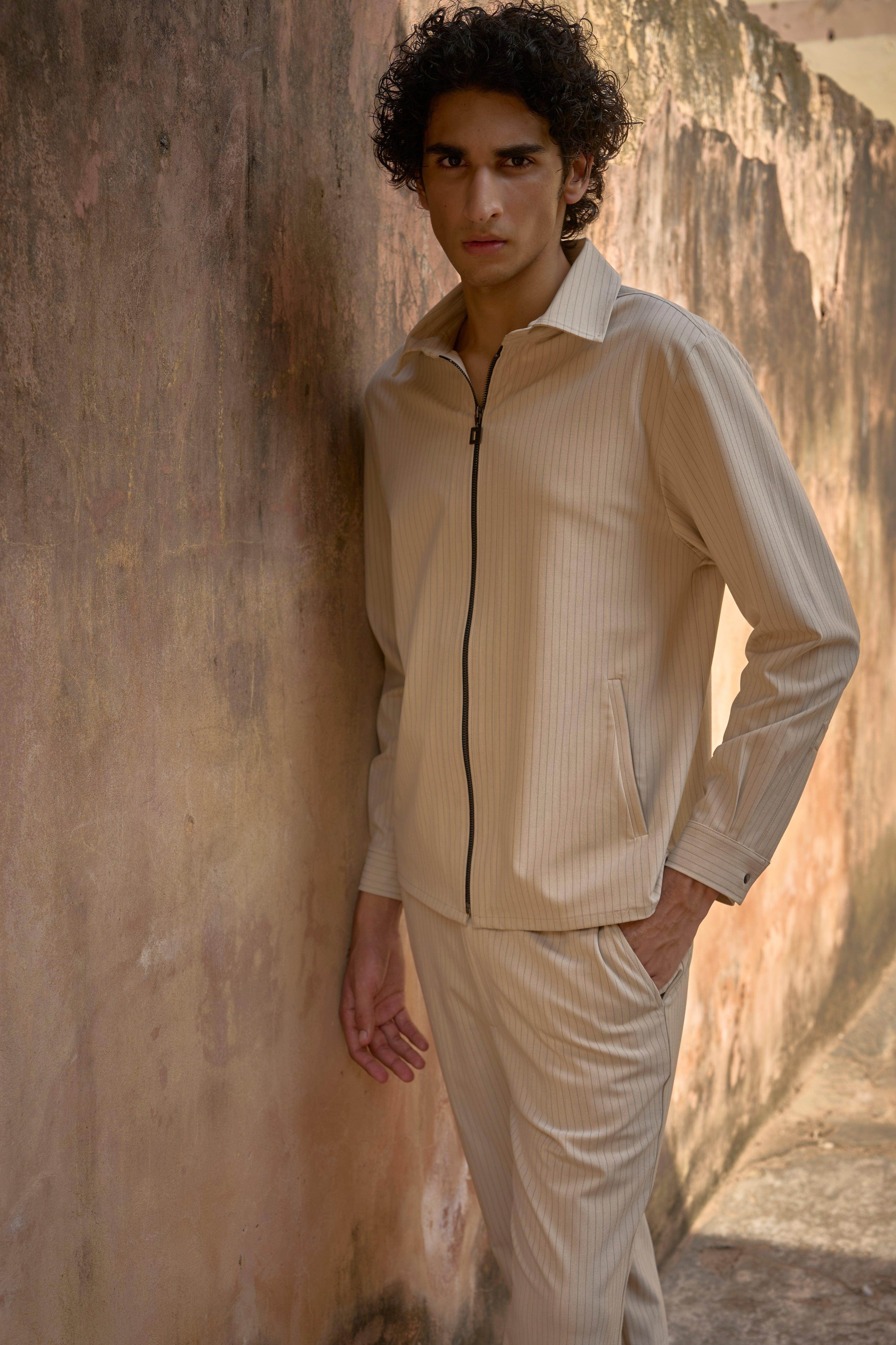 dress shirt and slacks Dash and Dot - PINSTRIPE SHIRT AND PANT