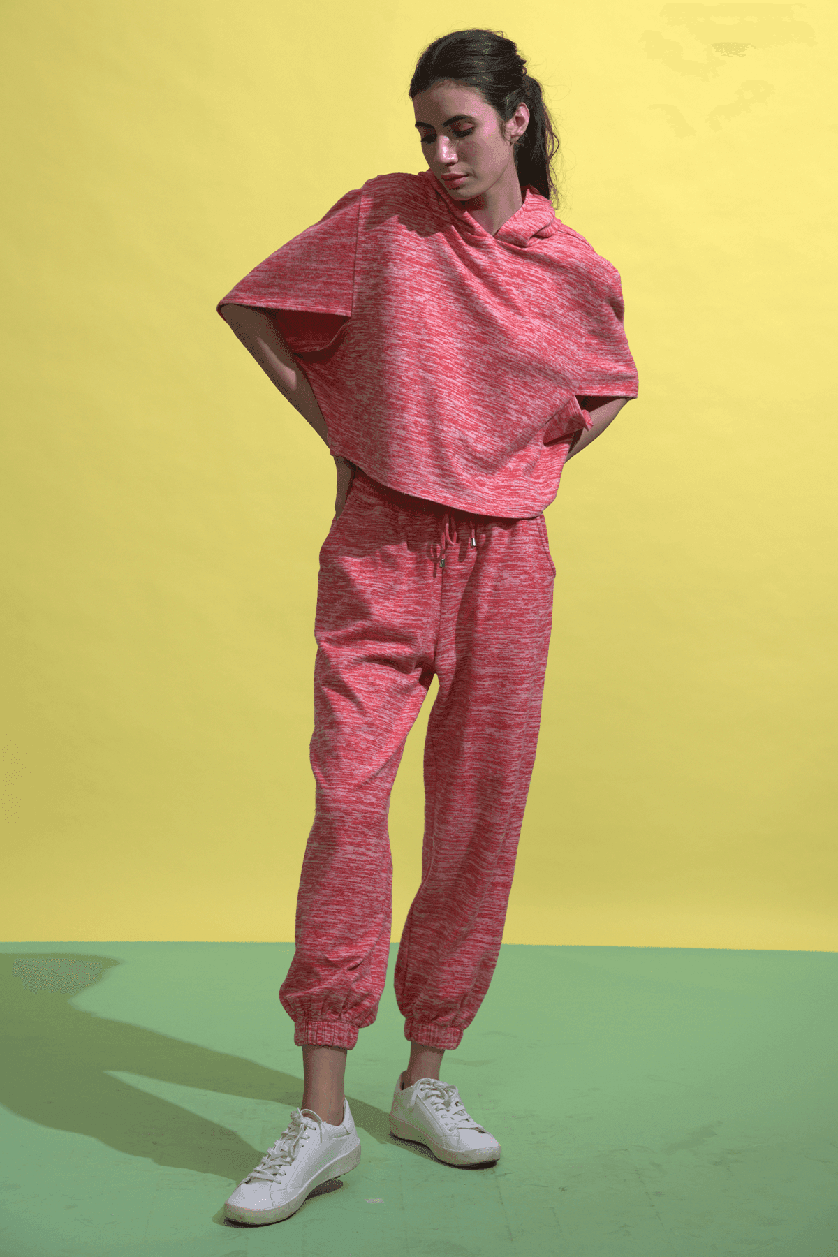 HACCI OYSTER SLEEVE TRACK TOP - dash and dot