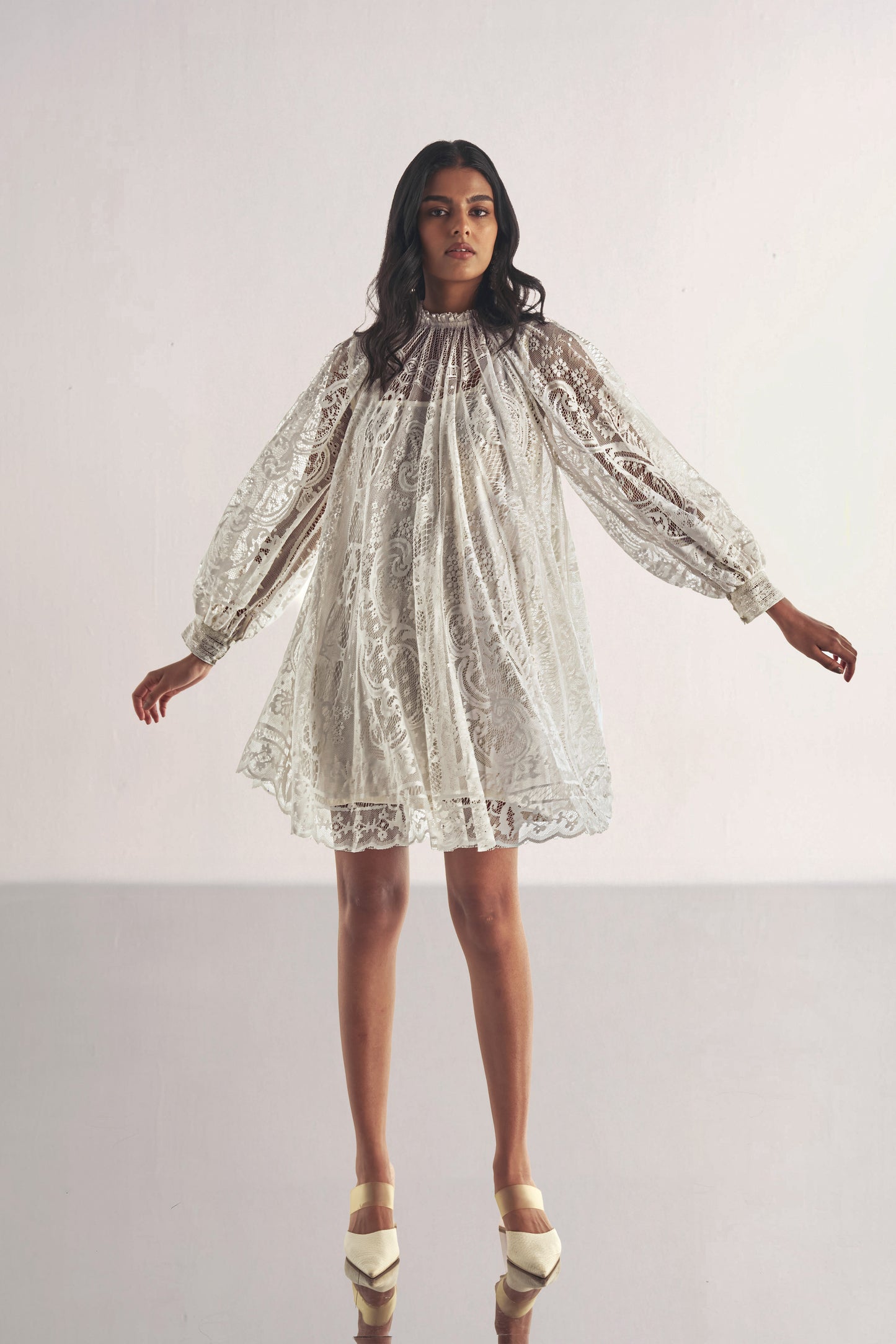 LACE A-LINE MINI