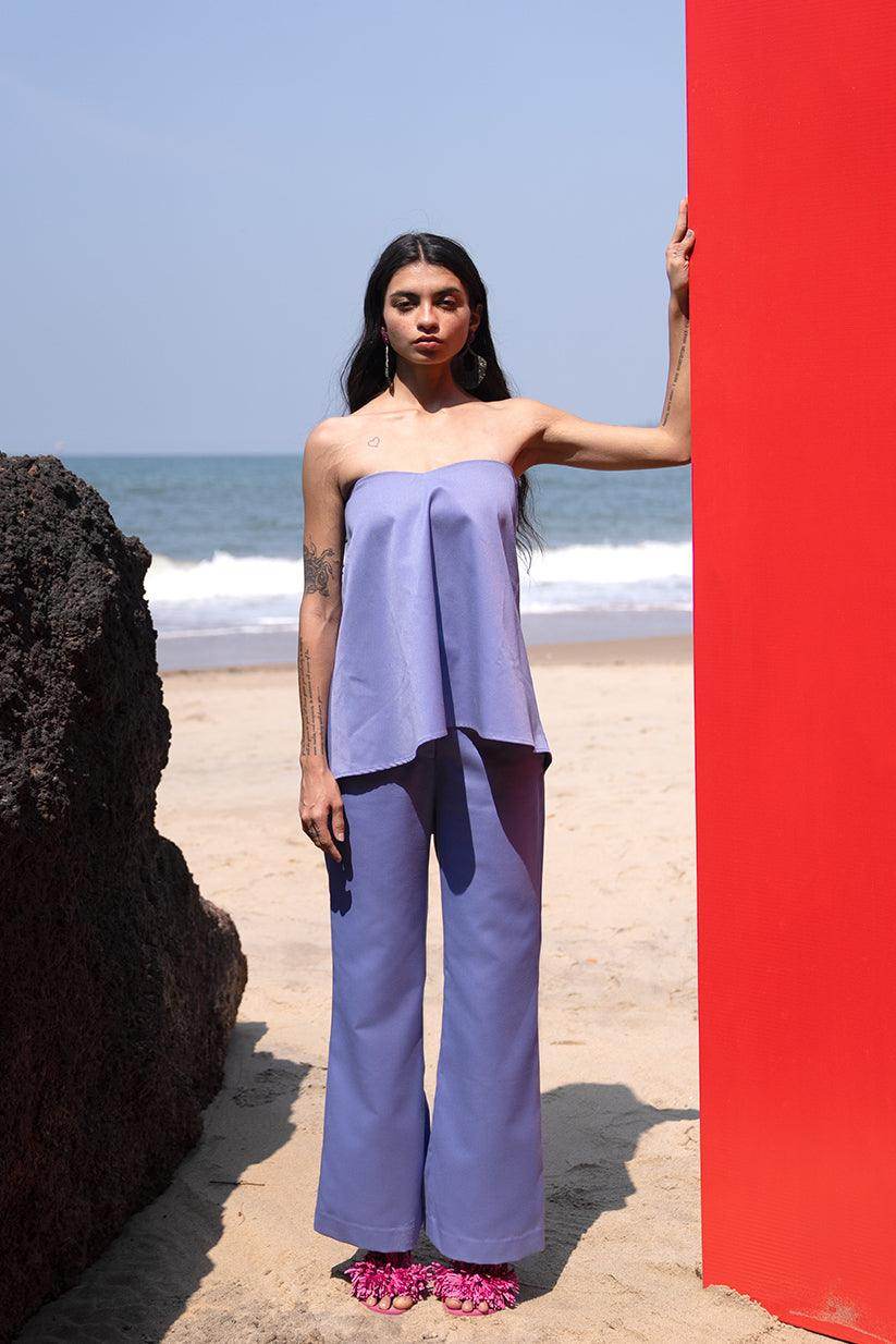 OFF SHOULDER PANT SET - dash and dot