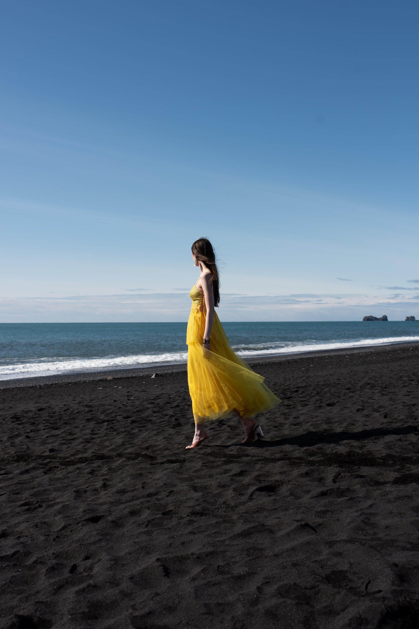 SUNFLOWER YELLOW TULLE SKIRT - dash and dot