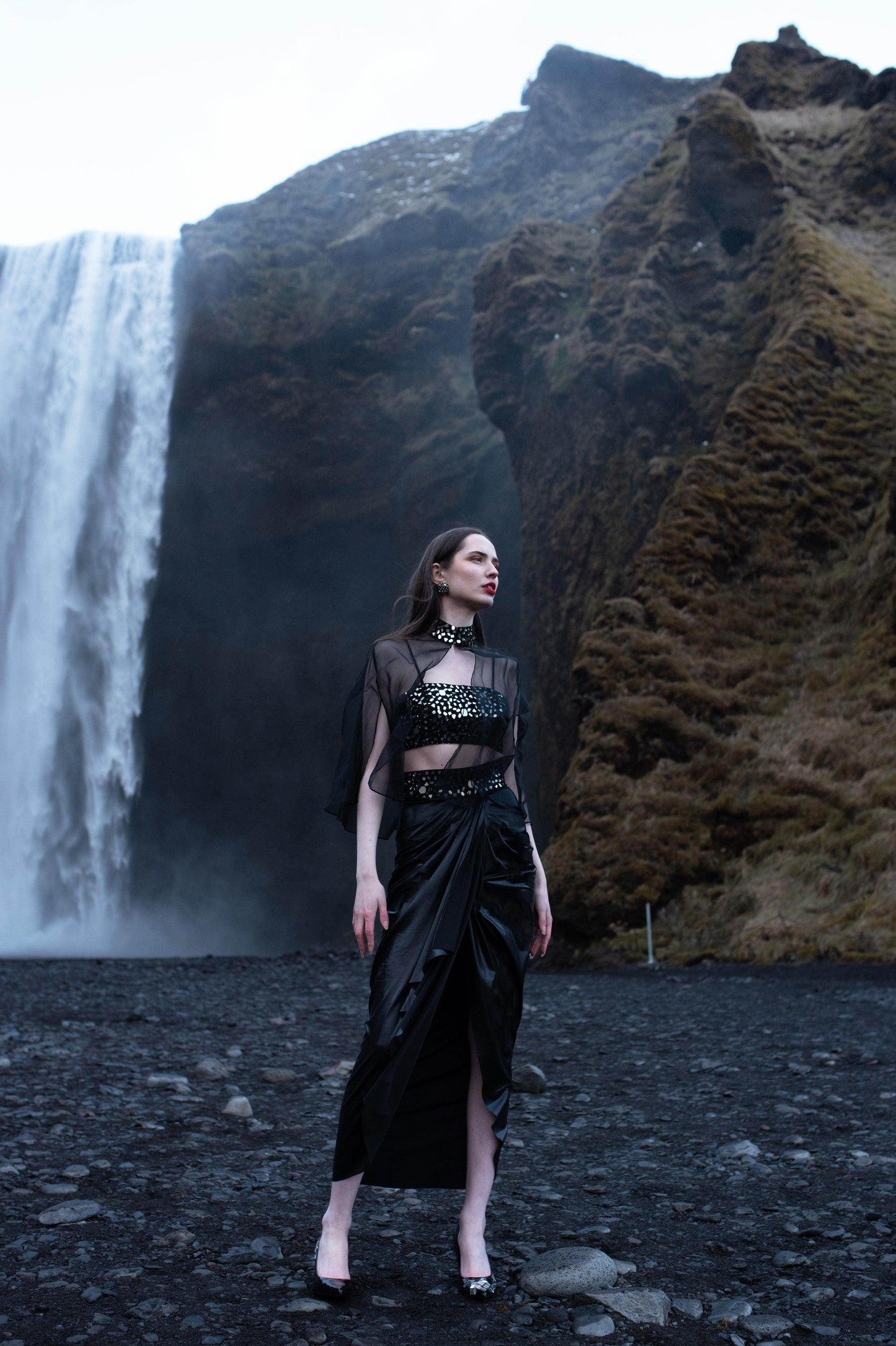 MIRRORWORK ORGANZA CAPE - dash and dot