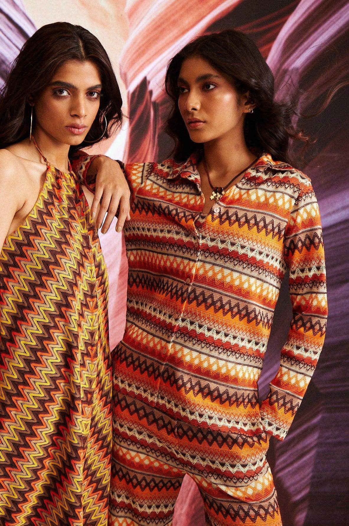 GEOMETRIC JACQUARD PANT - dash and dot