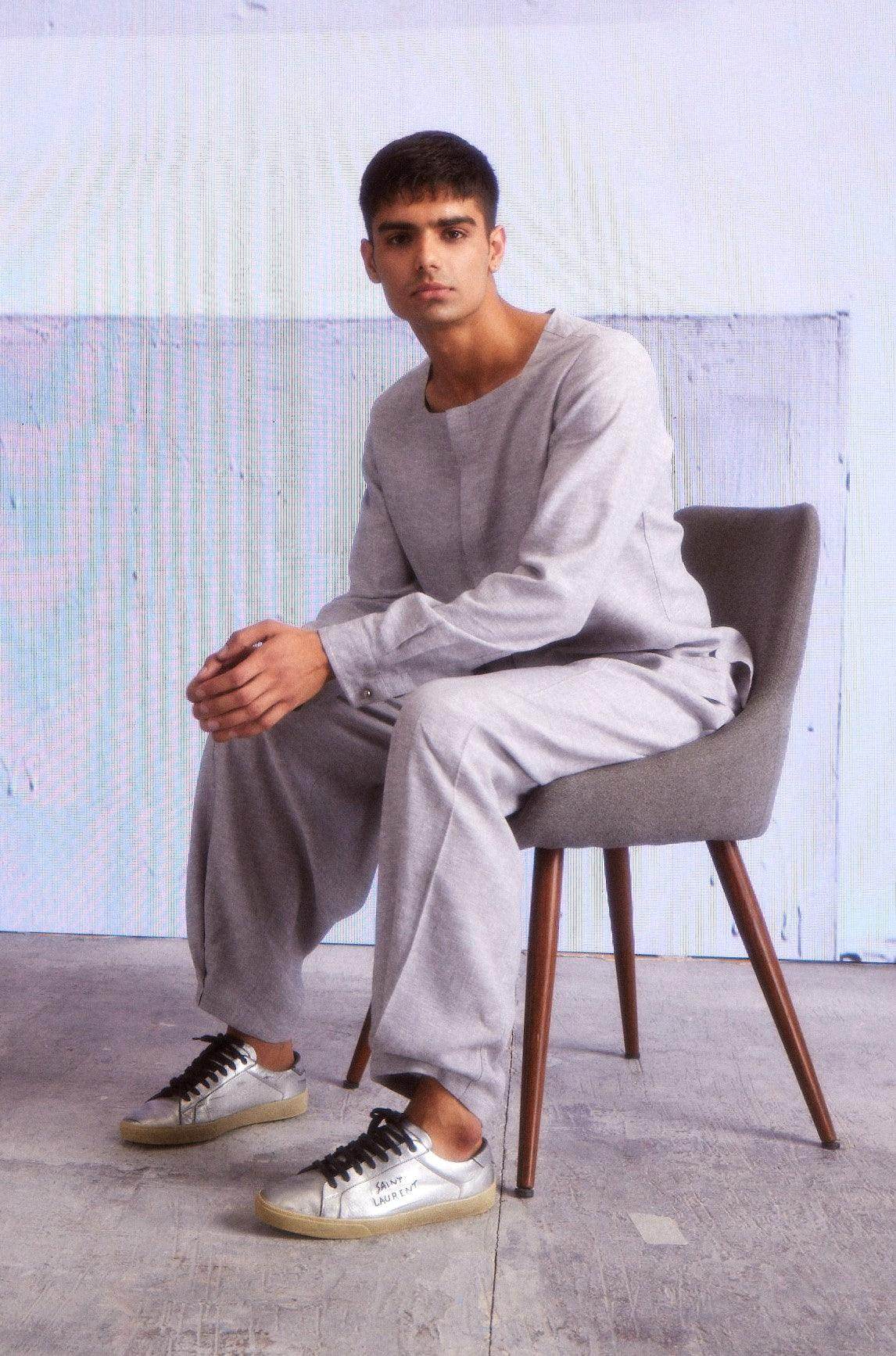 UNEVEN HEM SHIRT - dash and dot