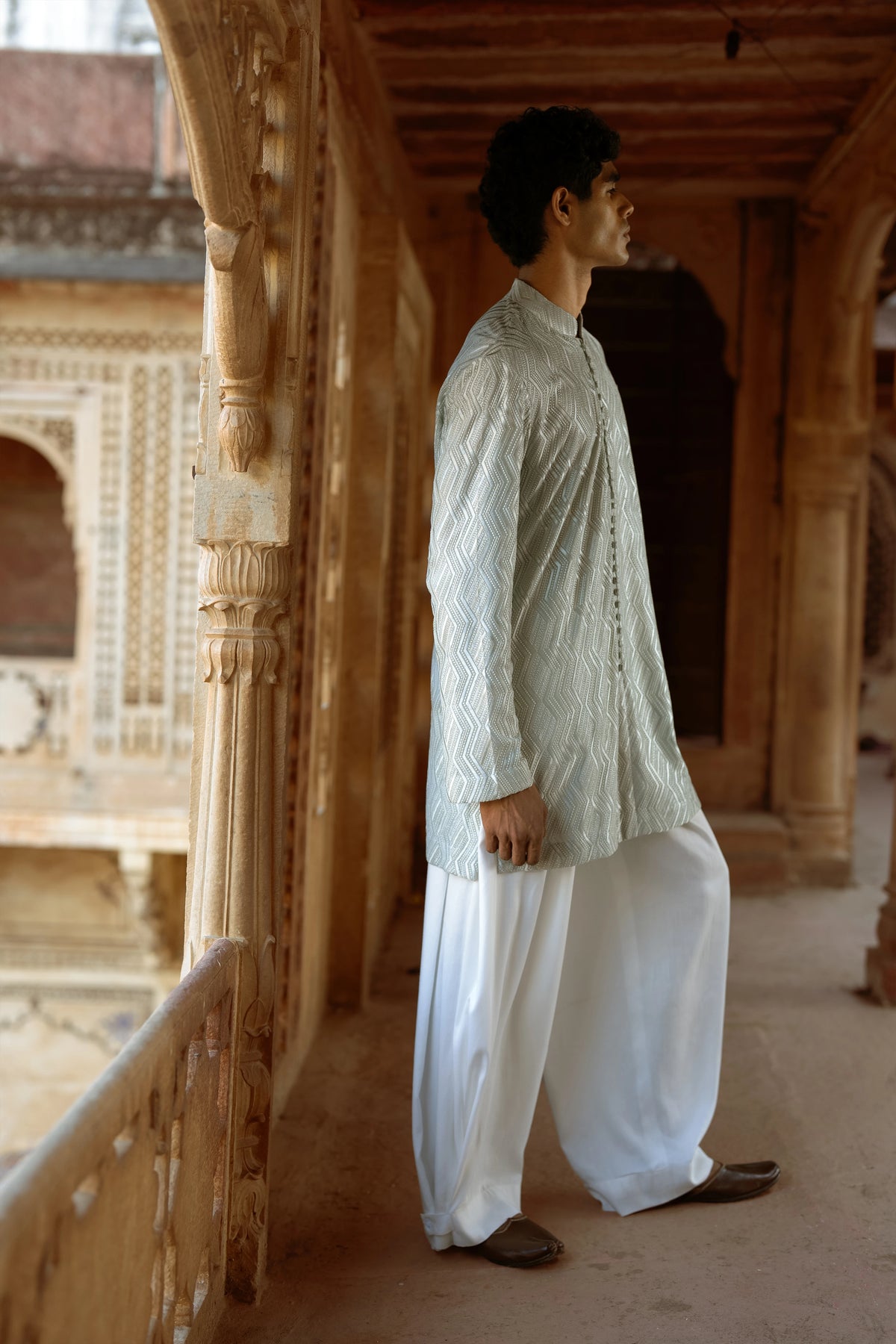 Ivory Wide-Legged Pant