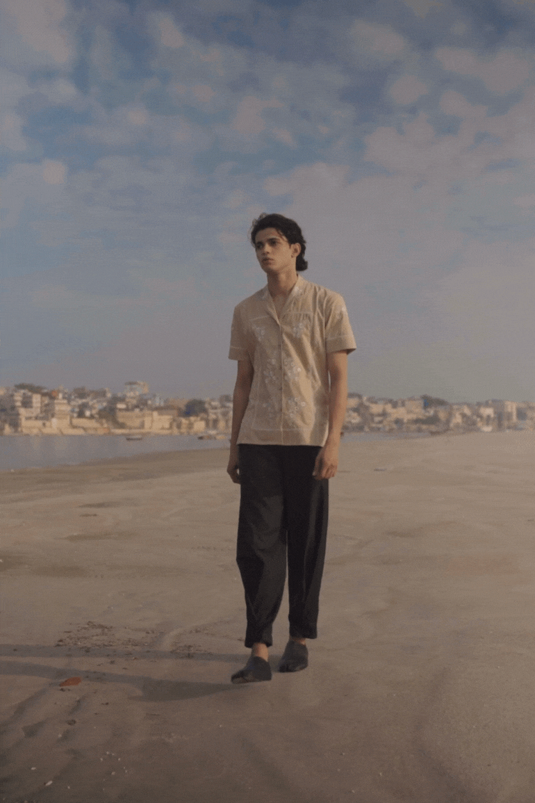 SIDE PLEAT PANT - dash and dot