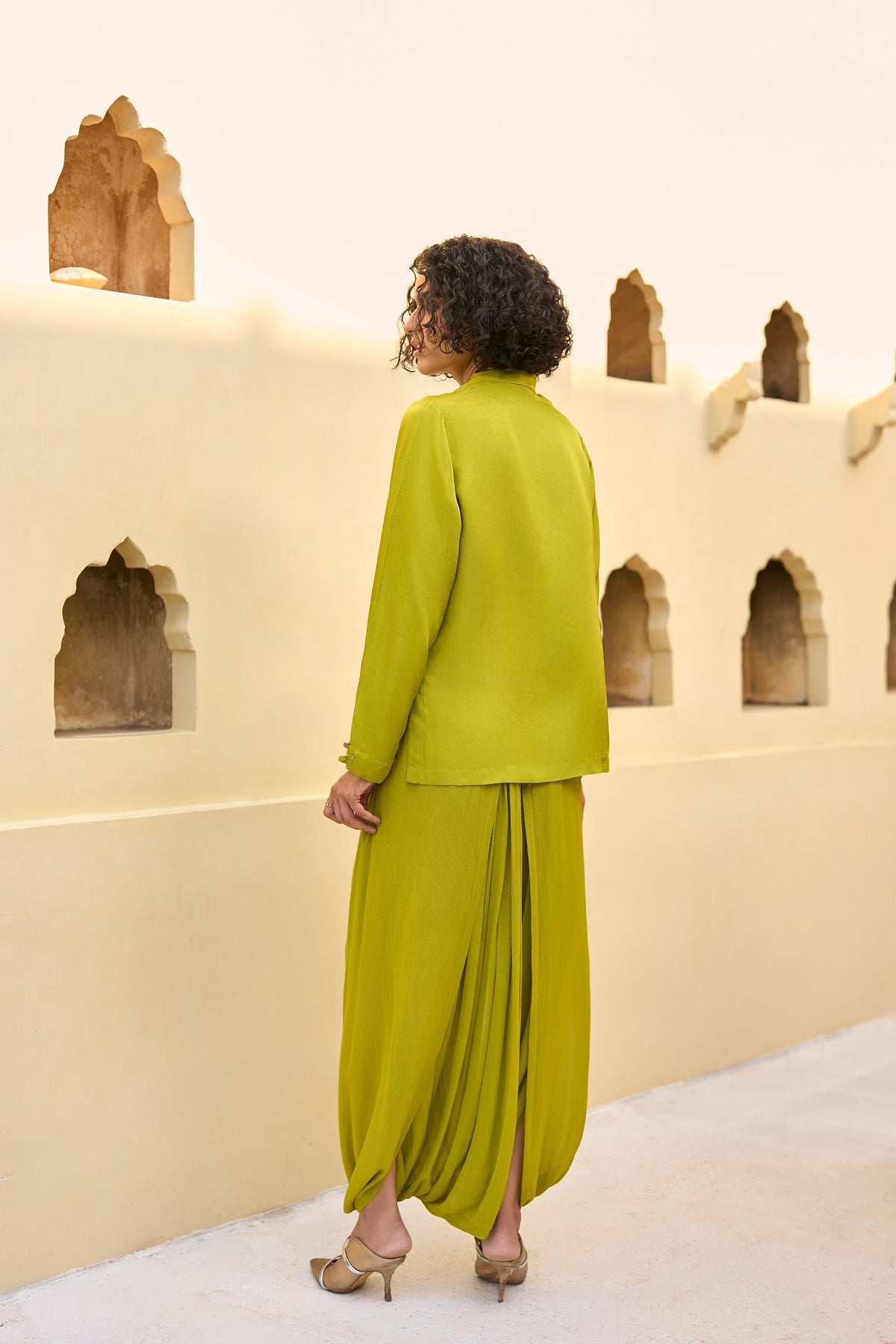 DRAPED COWL DHOTI PANT