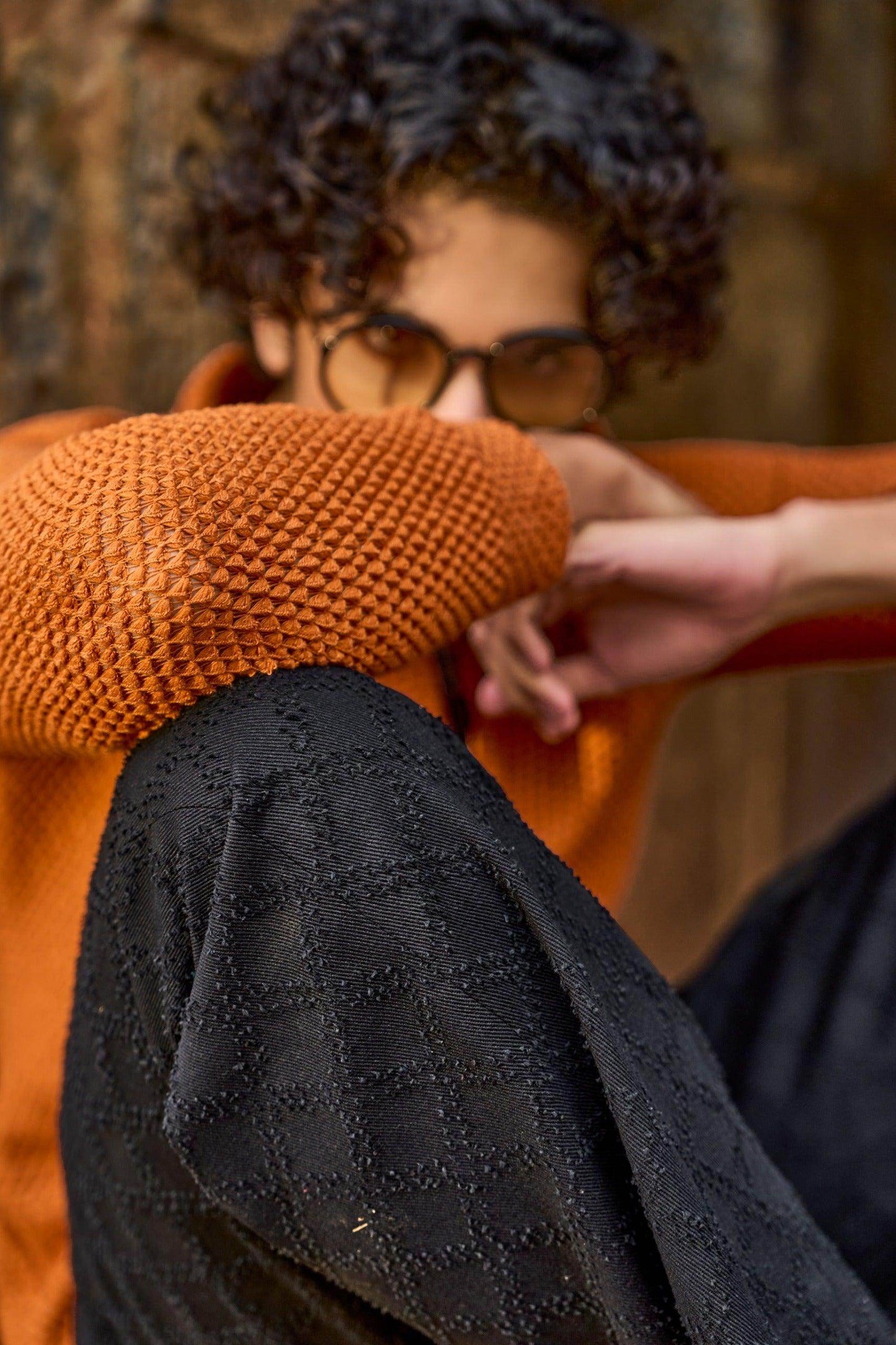 DENIM PATTERNED PANT - dash and dot