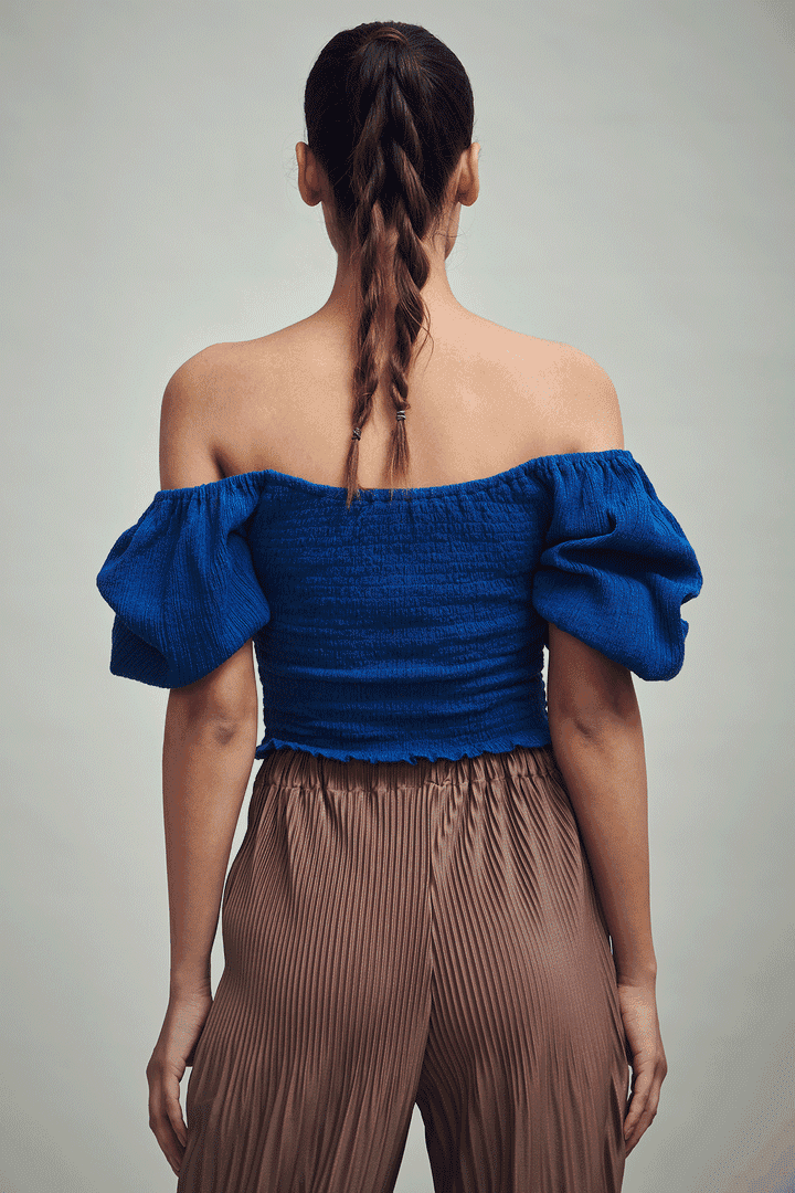 SMOCKED BLOUSE - dash and dot