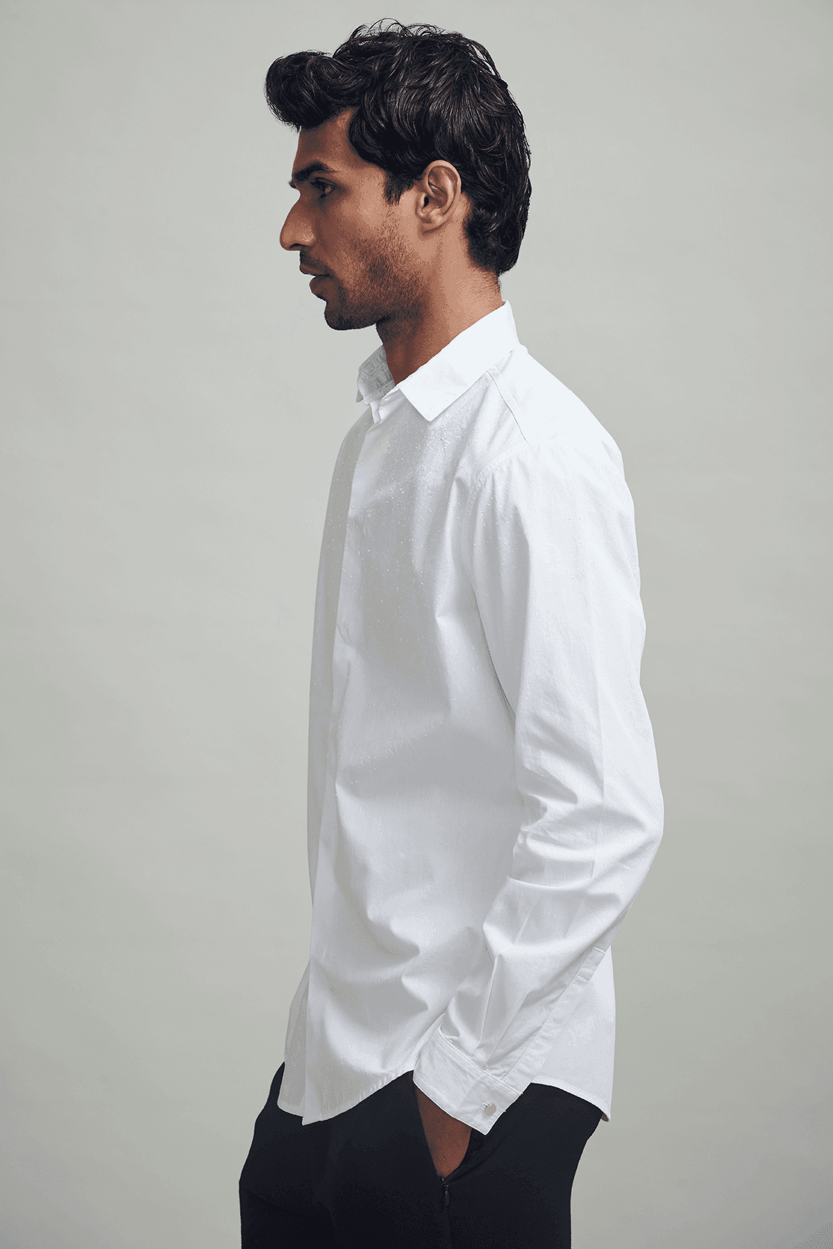 HAND PAINTED SHIRT - dash and dot