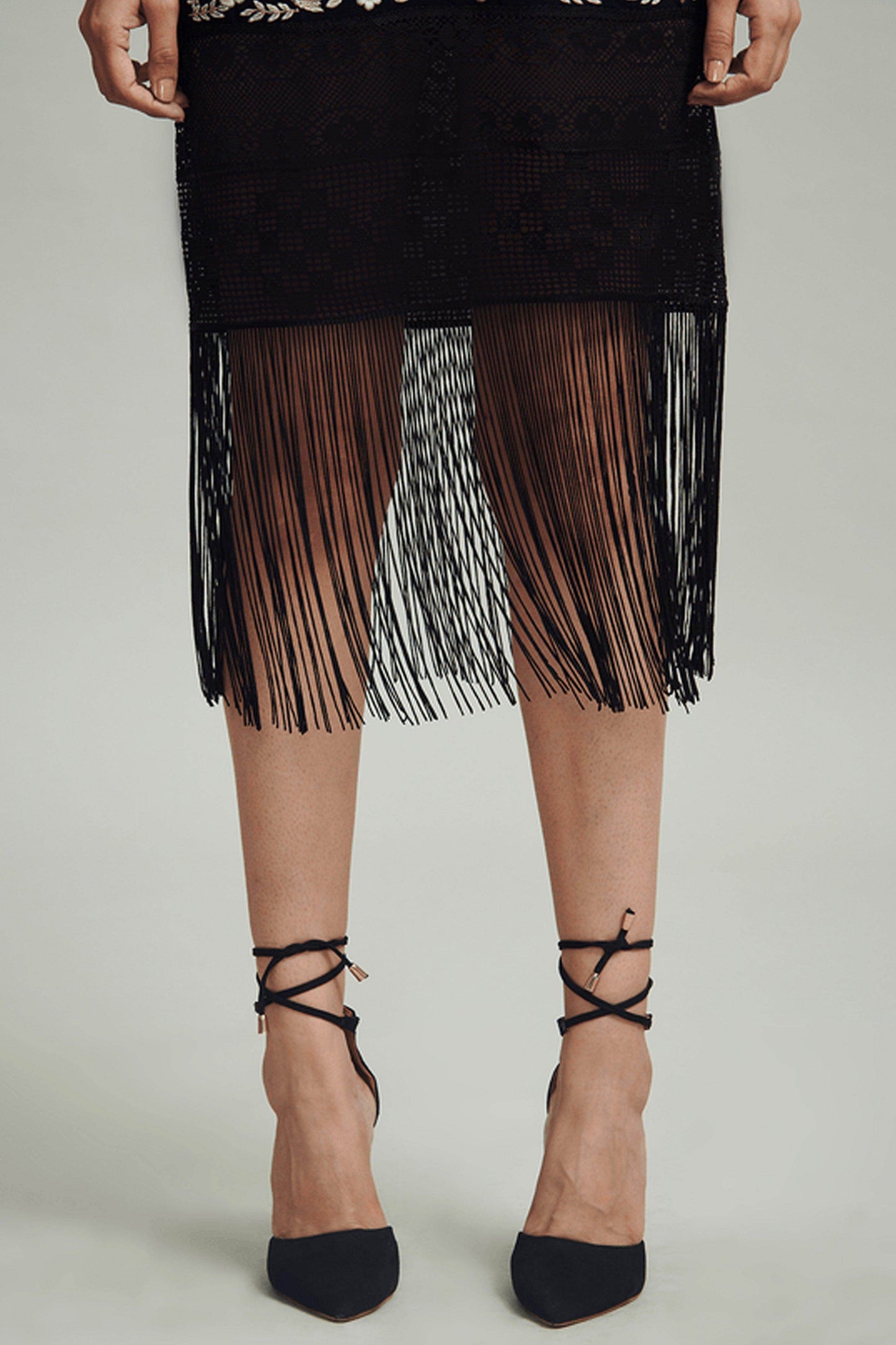 FRINGE HEM DRESS - dash and dot