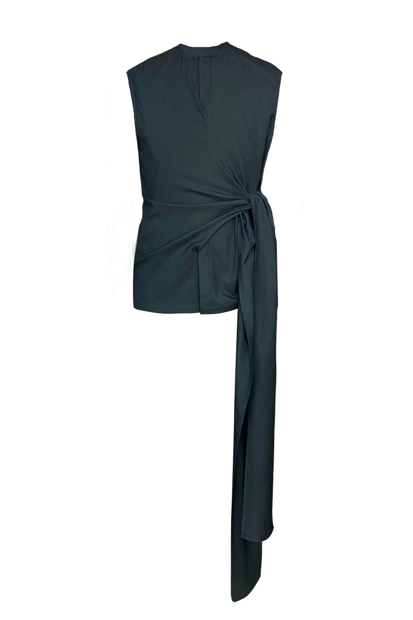 SIDE TIE SLEEVELESS SUIT - dash and dot