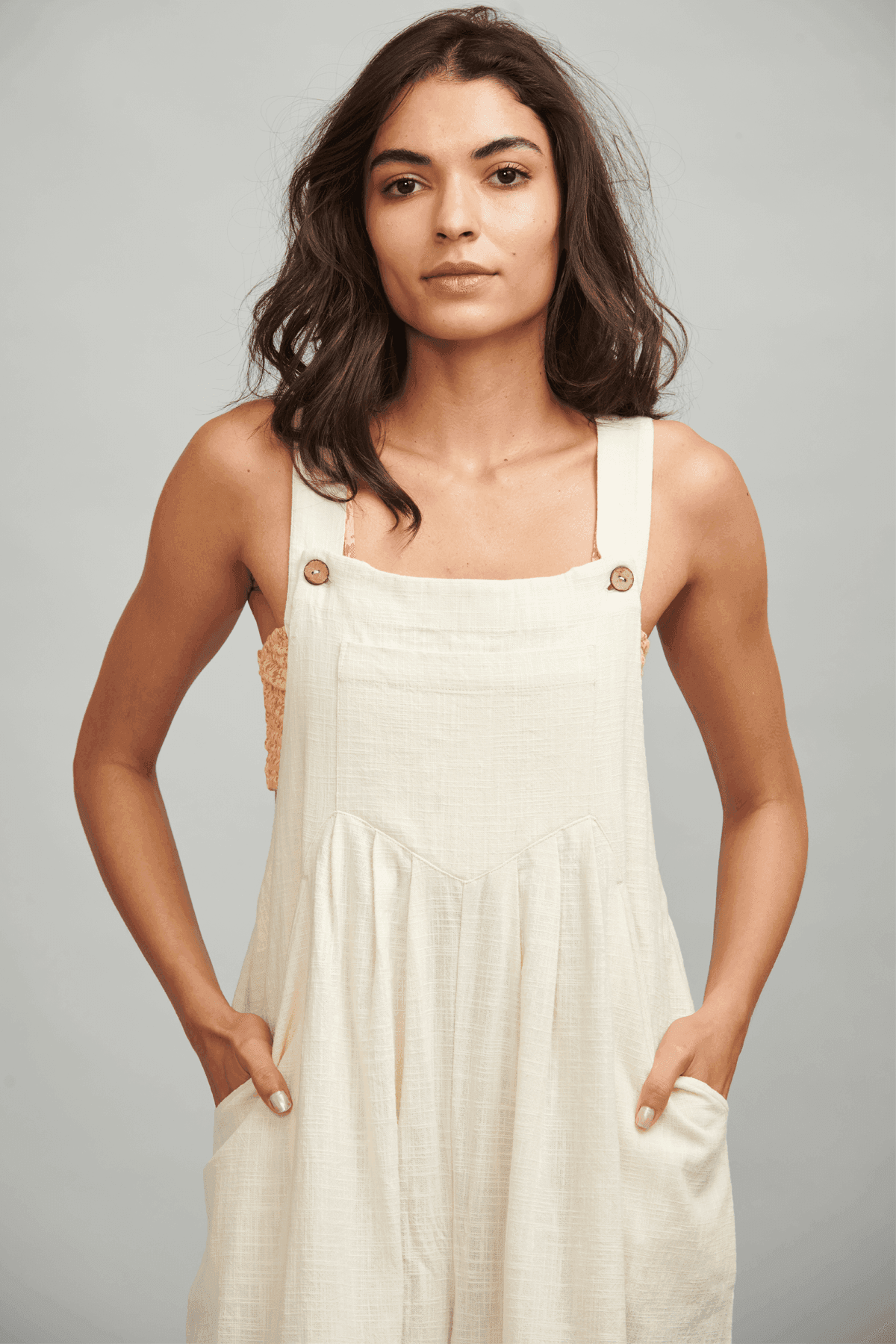 WIDE LEGGED DUNGAREE - dash and dot
