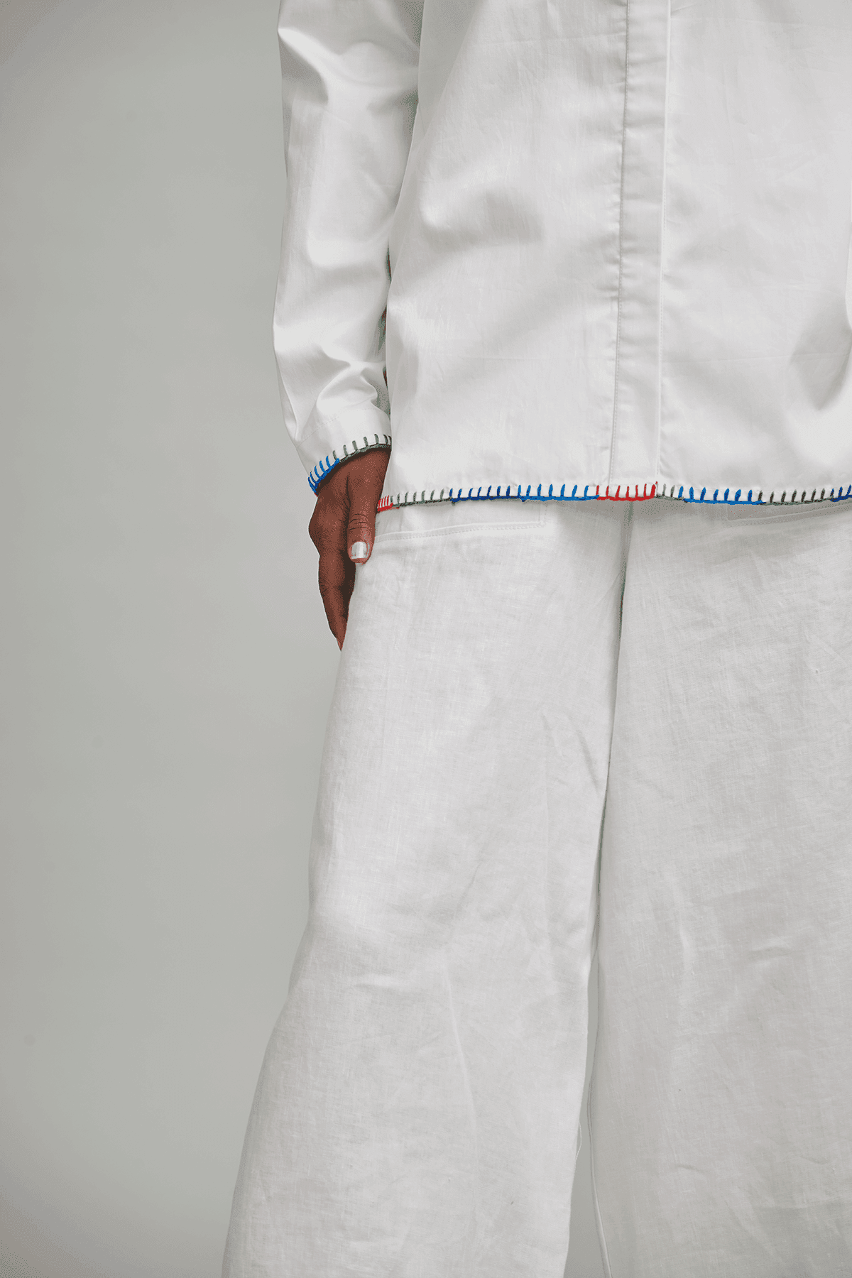 BLANKET STITCH SHIRT - dash and dot