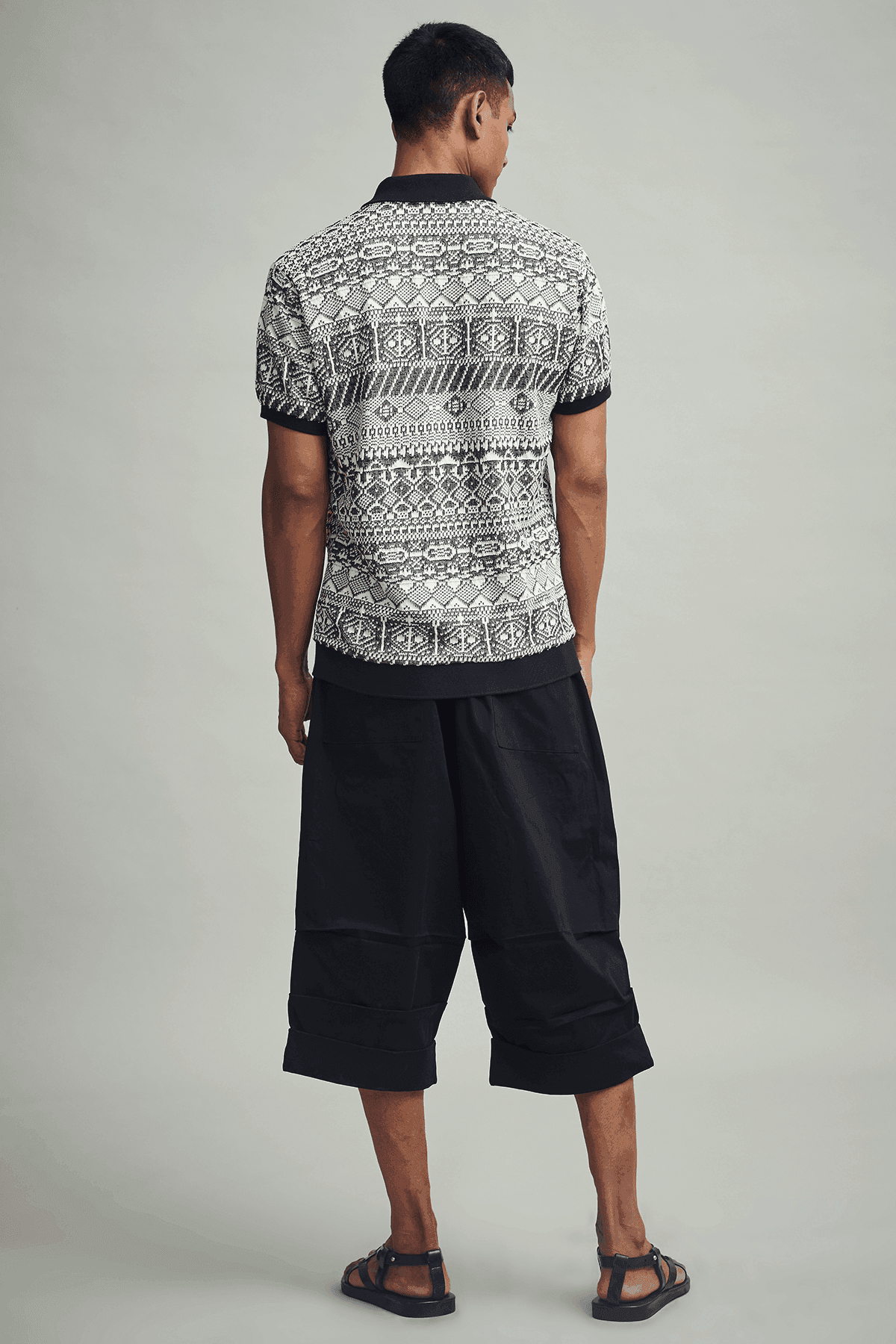 JACQUARD POLO - dash and dot