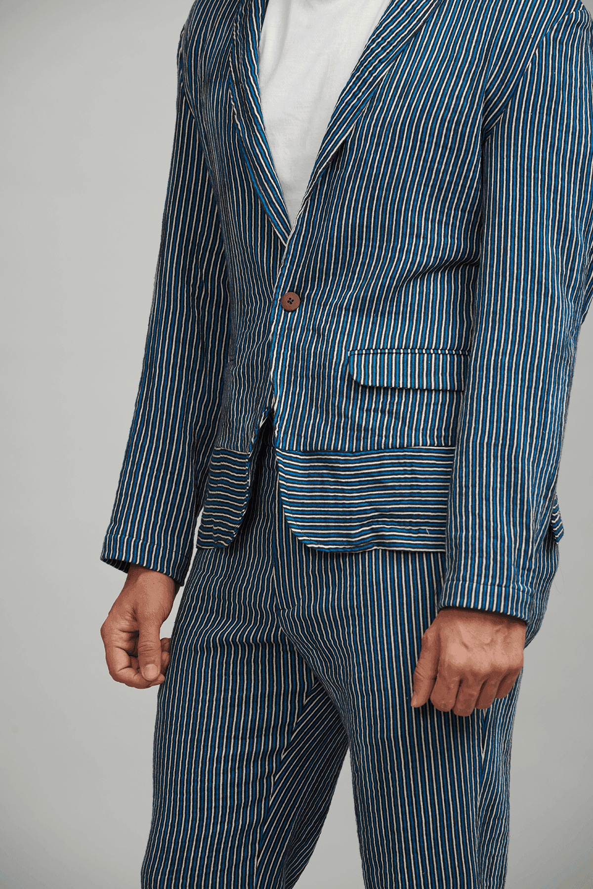 SUMMER STRIPE BLAZER - dash and dot