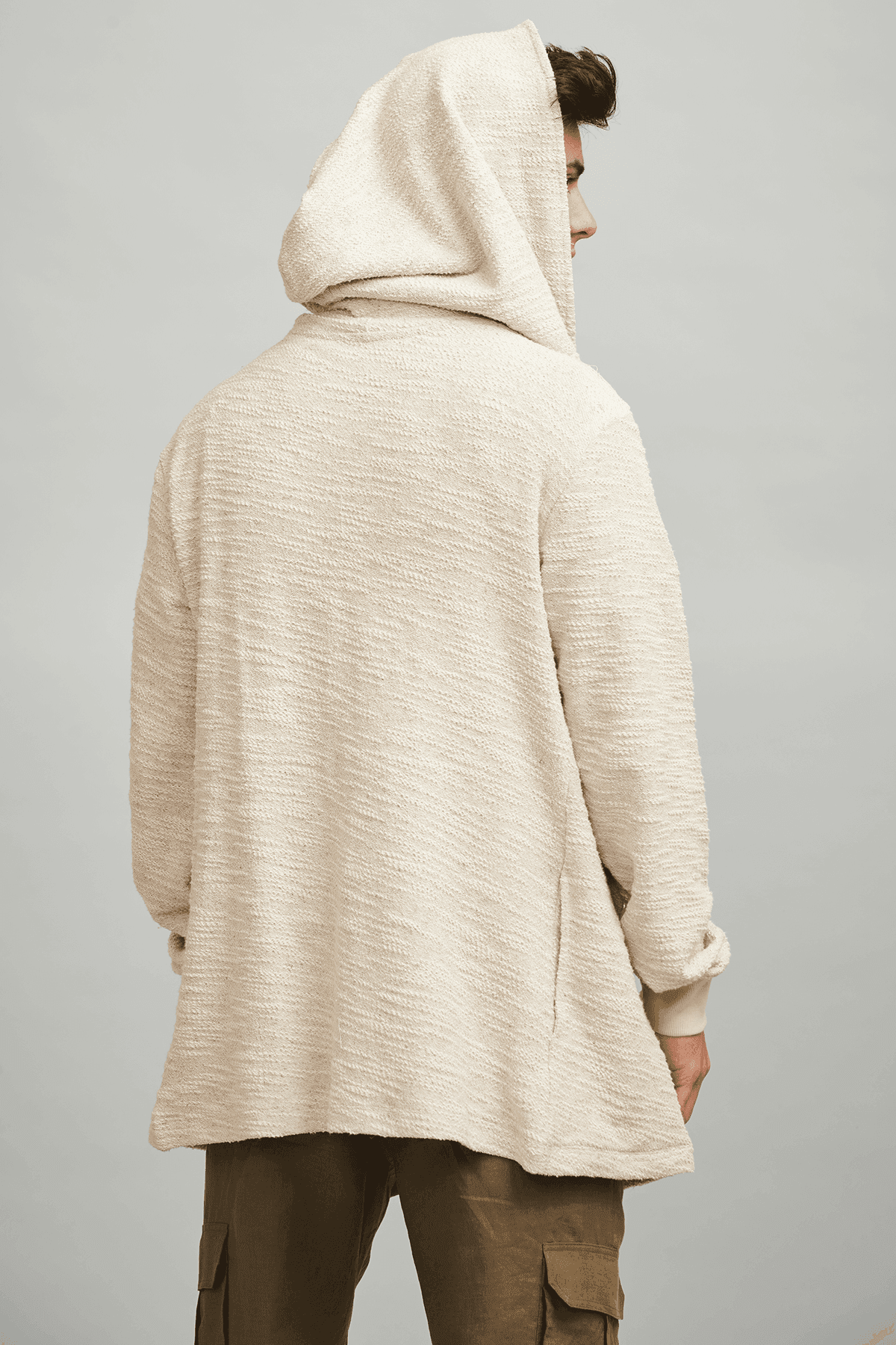 FRONT OPEN HOODIE - dash and dot