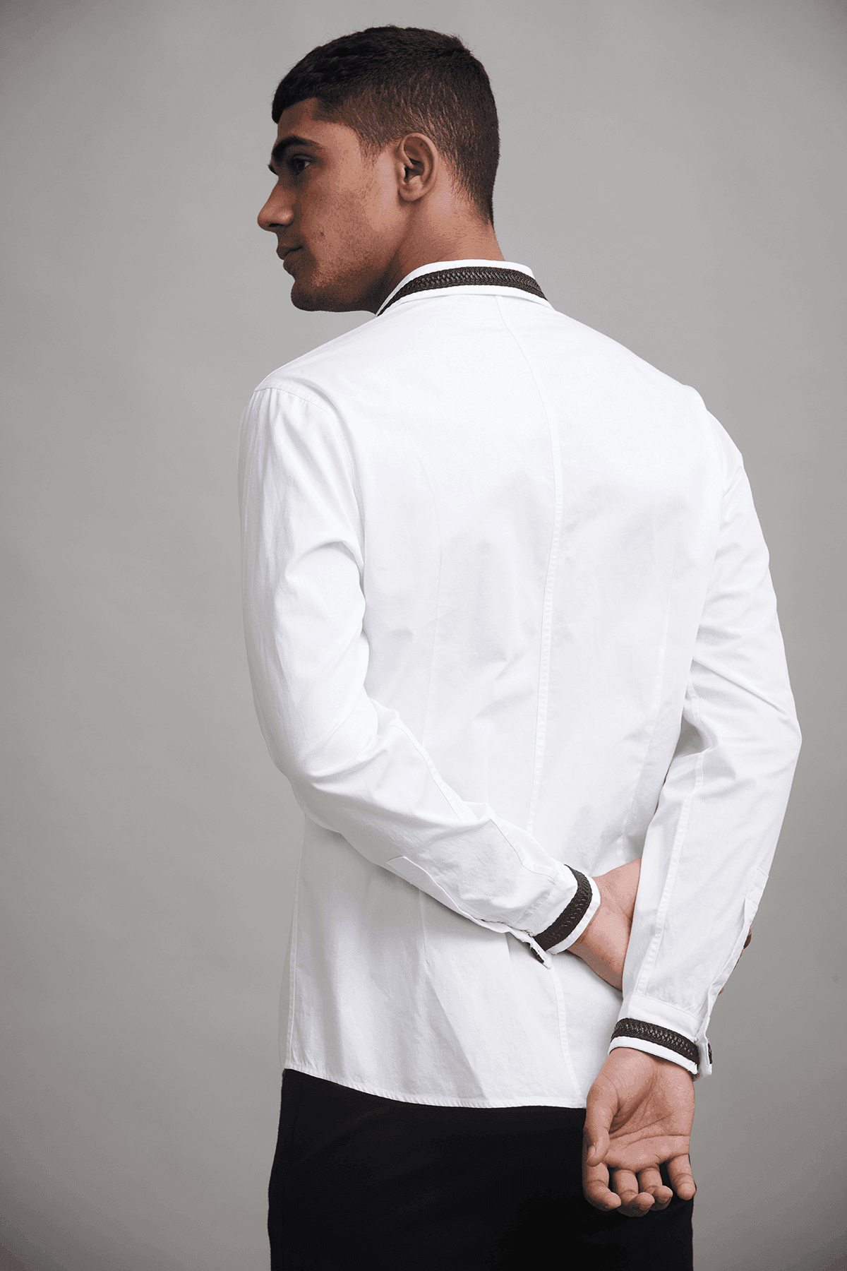 HAND TWISTED TAPED SHIRT - dash and dot