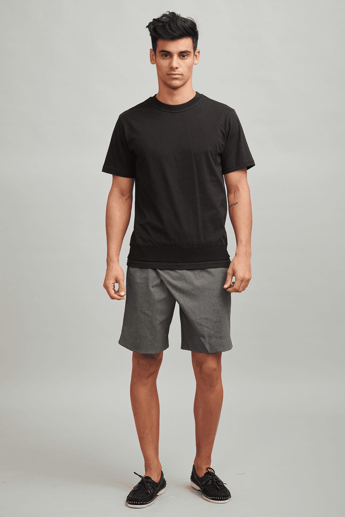 RIBBED TEE - dash and dot