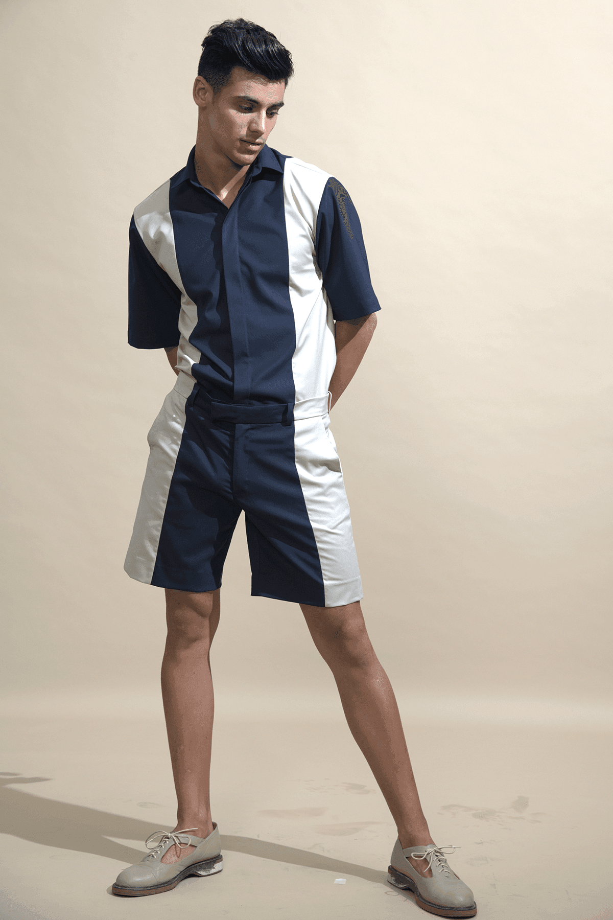 COLOUR BLOCK SHORTS - dash and dot