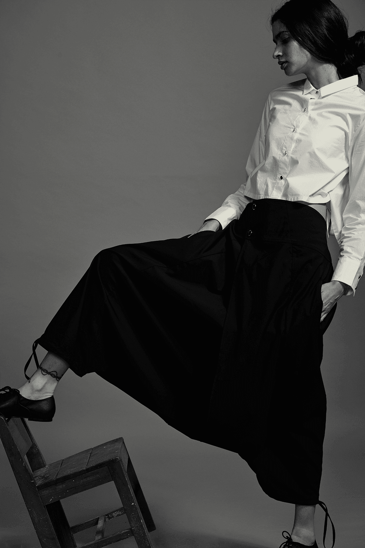 FRONT OVERLAP PANT - dash and dot