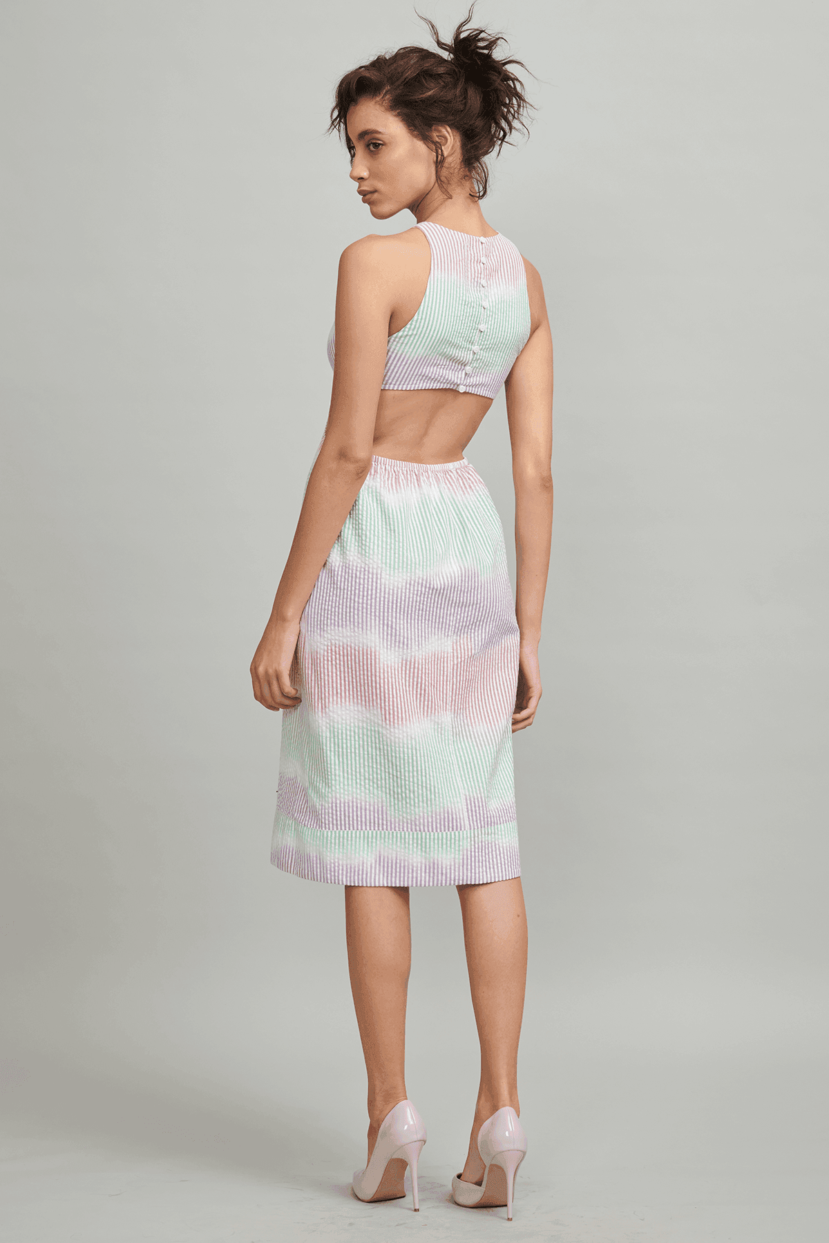 DETACHED BACK DRESS - dash and dot