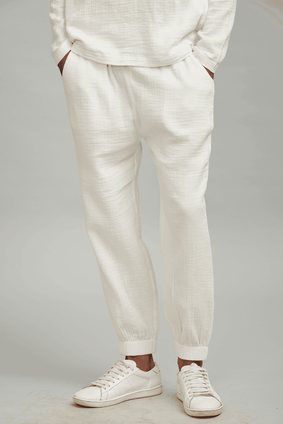 CRINKLE COTTON COORD SET - dash and dot