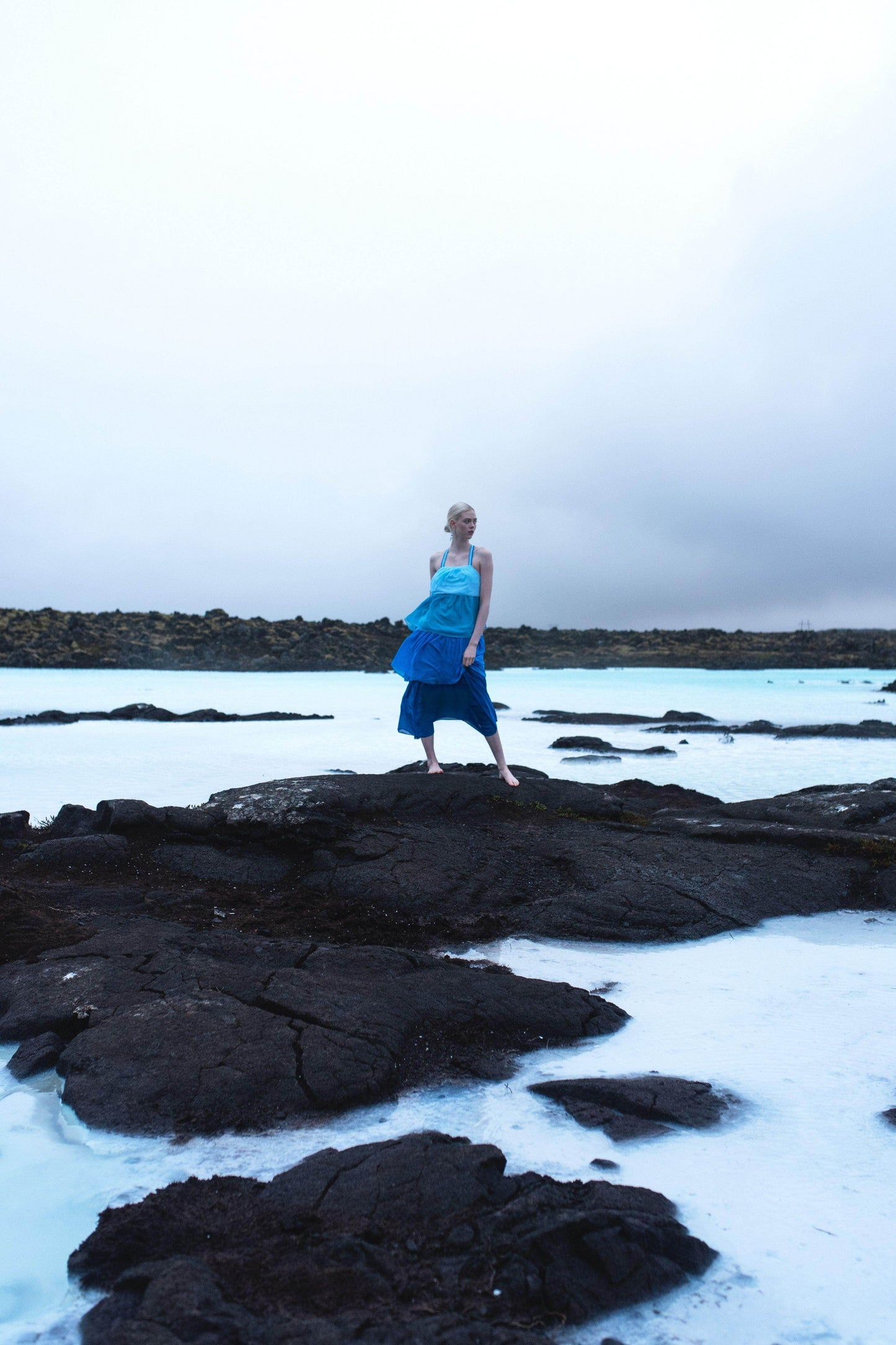 OMBRE TIERED DRESS - dash and dot