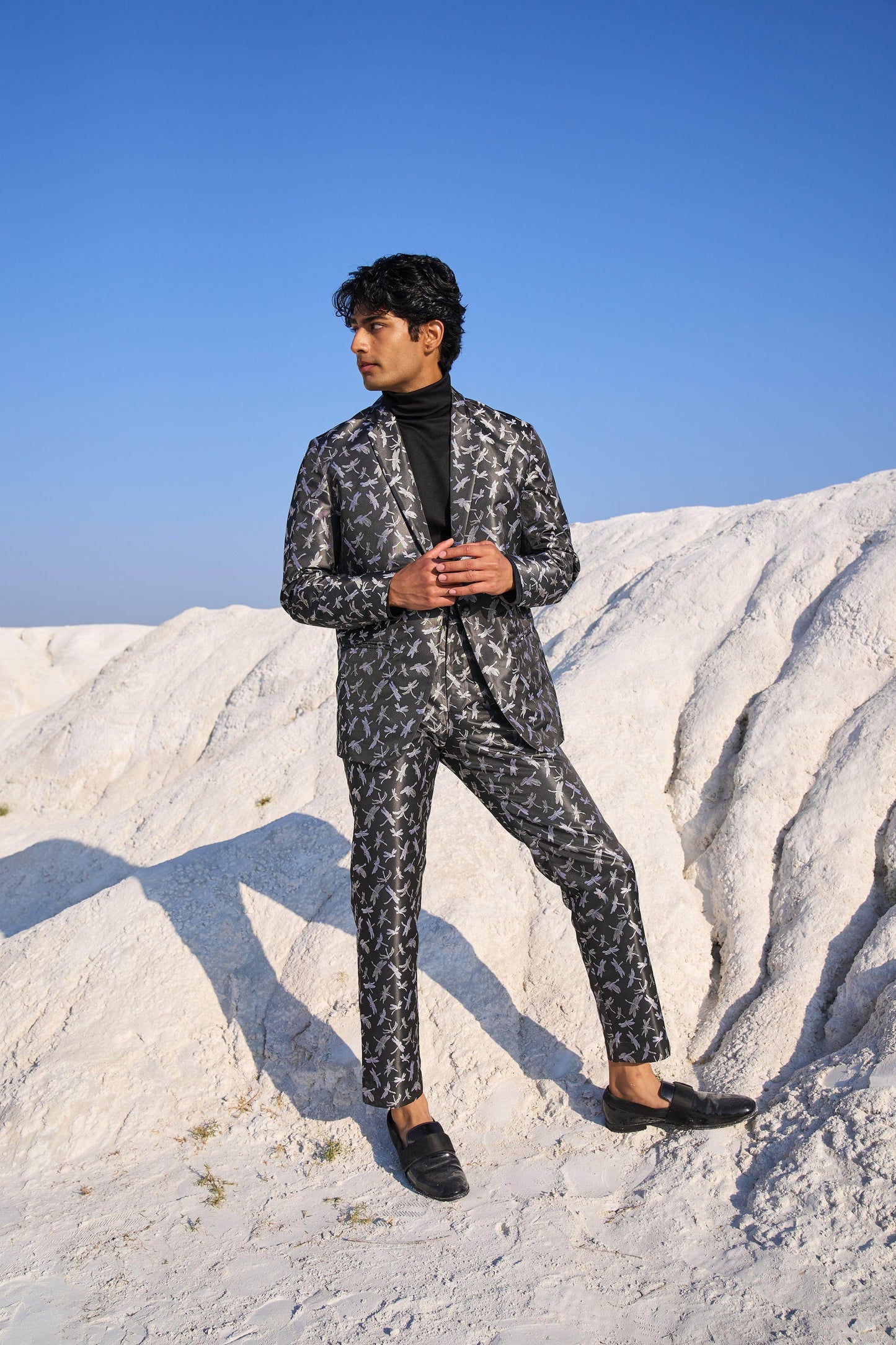 JACQUARD BLAZER - dash and dot