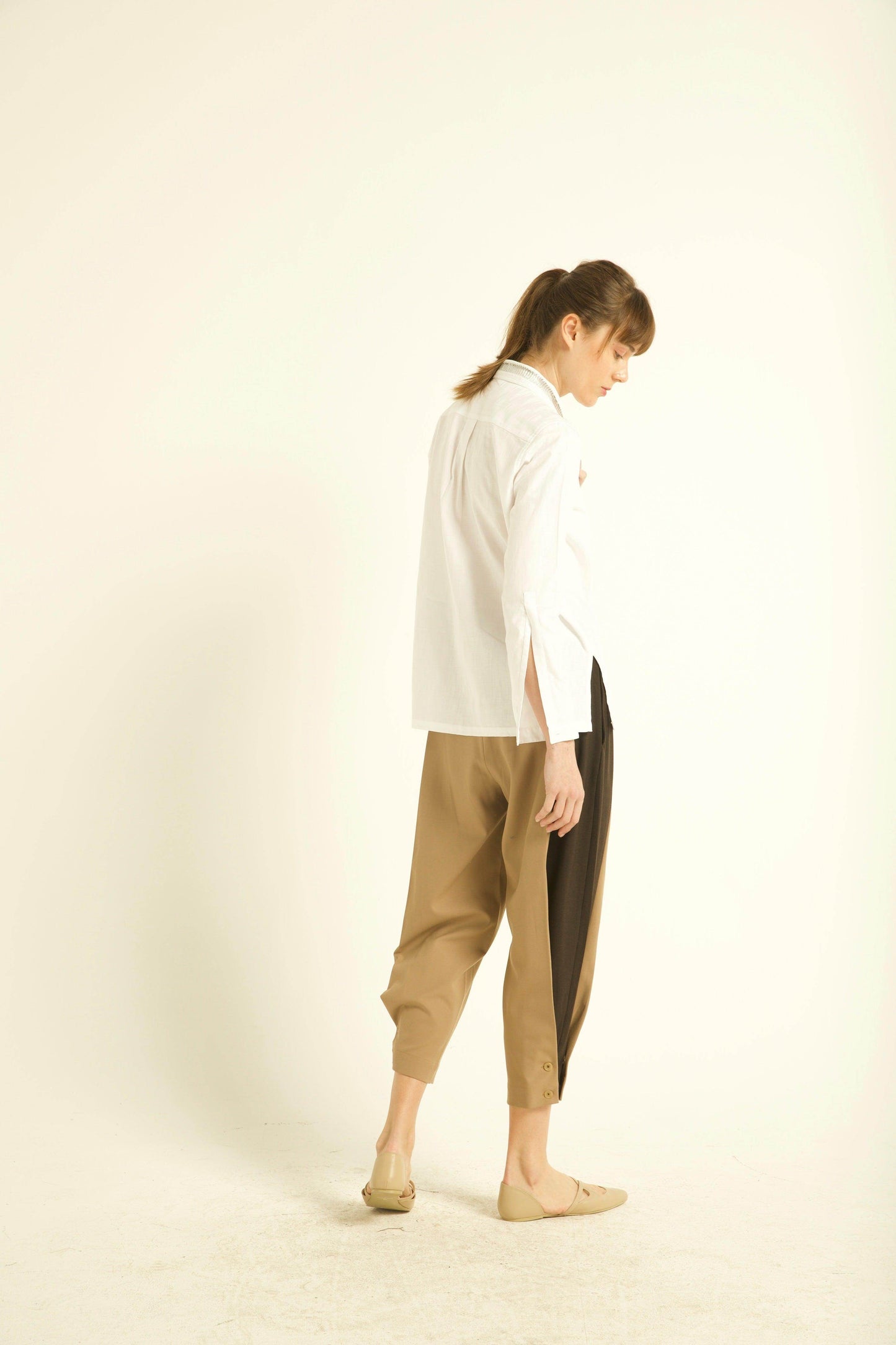 SAFETY PIN COLLAR SHIRT - dash and dot