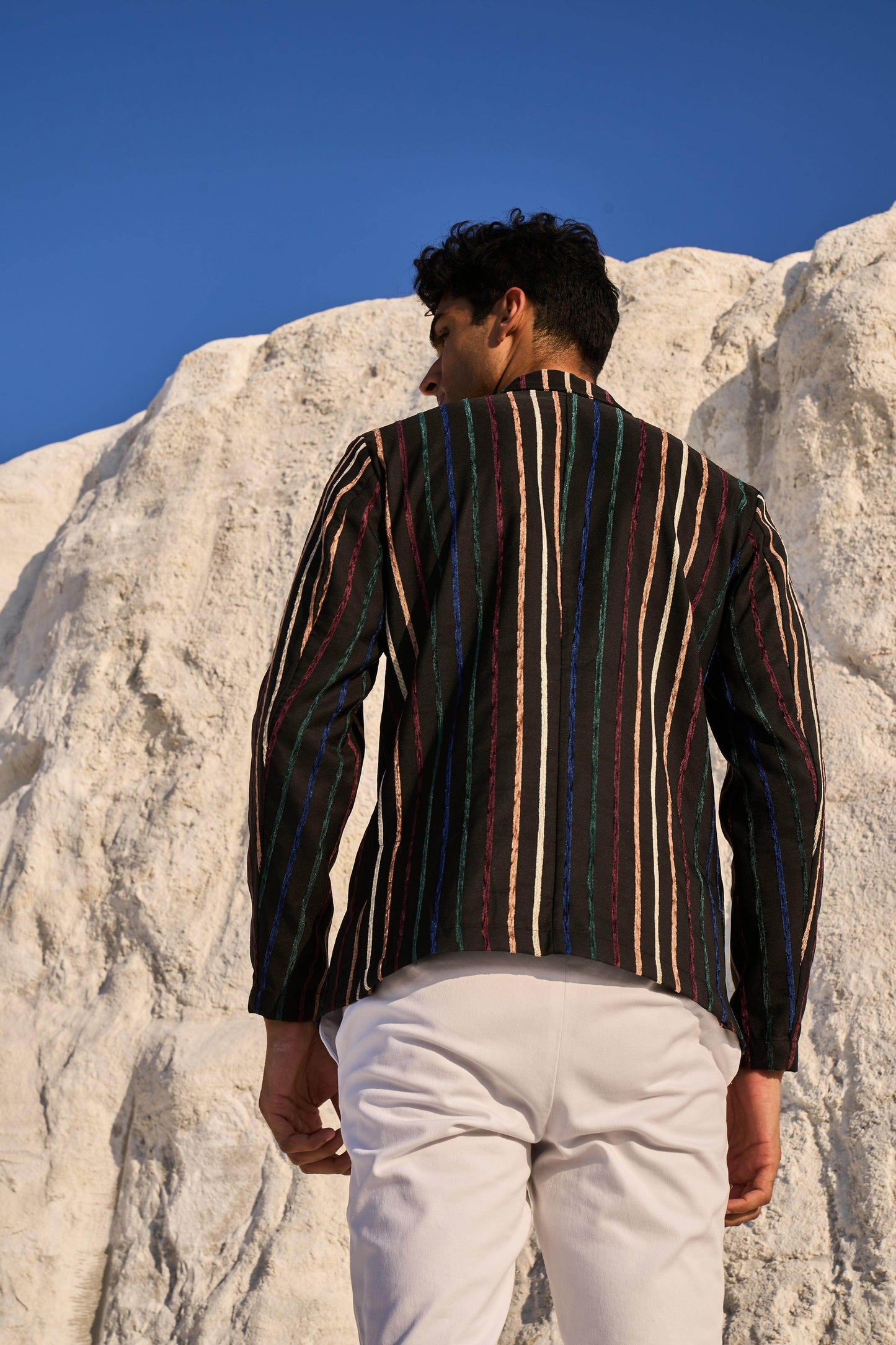 MULTI STRIPE BLAZER - dash and dot