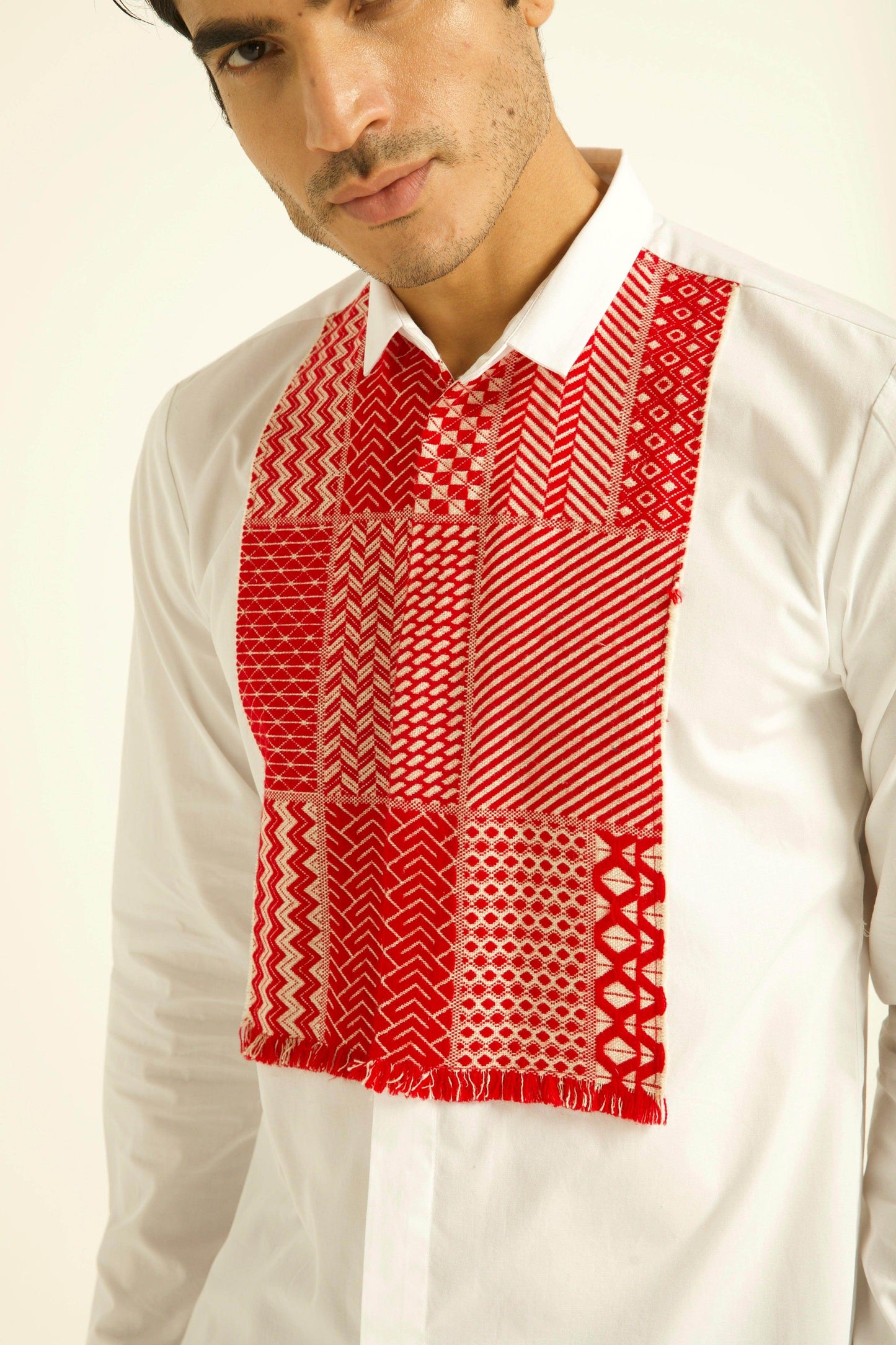 JACQUARD BIB SHIRT - dash and dot