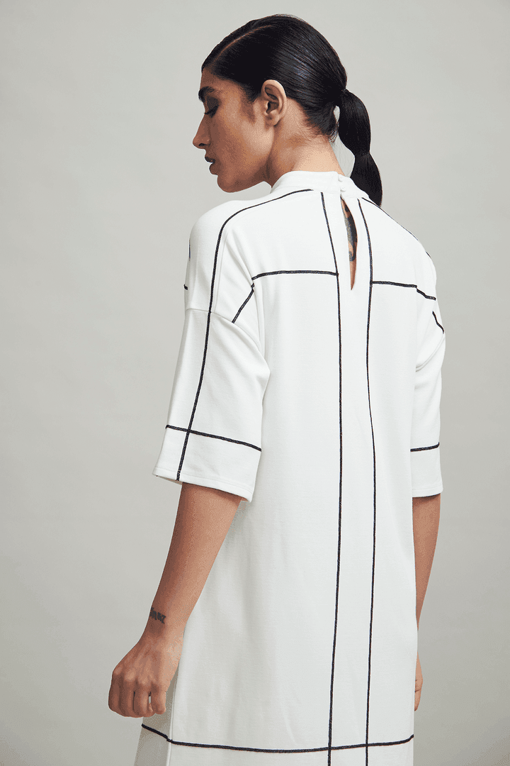 HIGH NECK DRESS - dash and dot