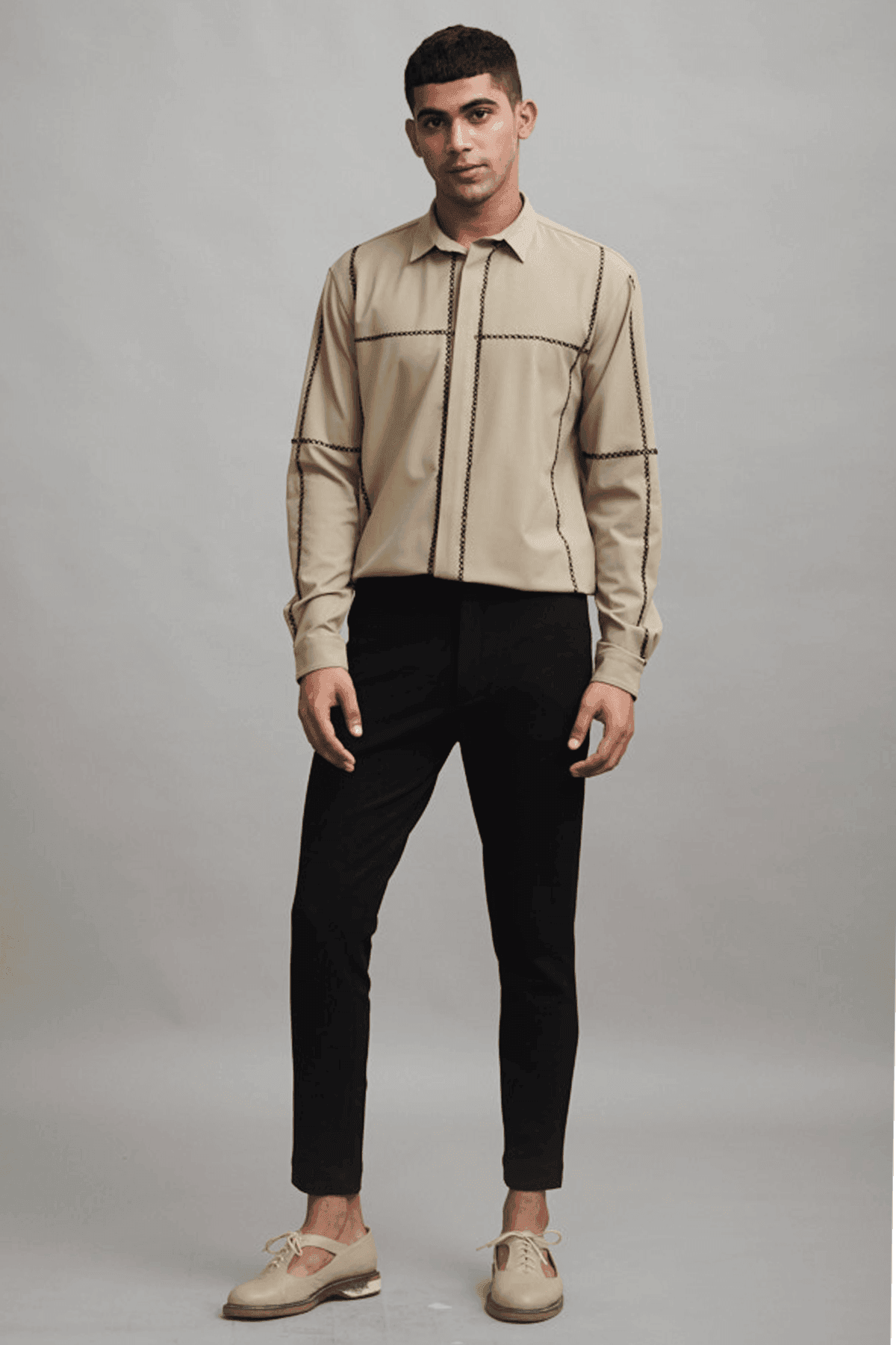 KNIT SLIM PANT - dash and dot