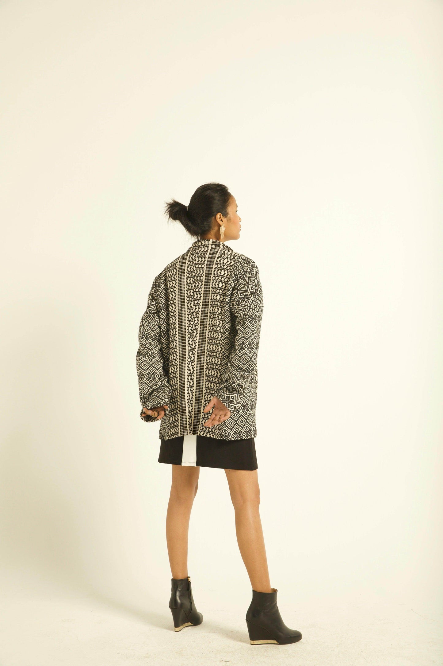 JACQUARD JACKET - dash and dot