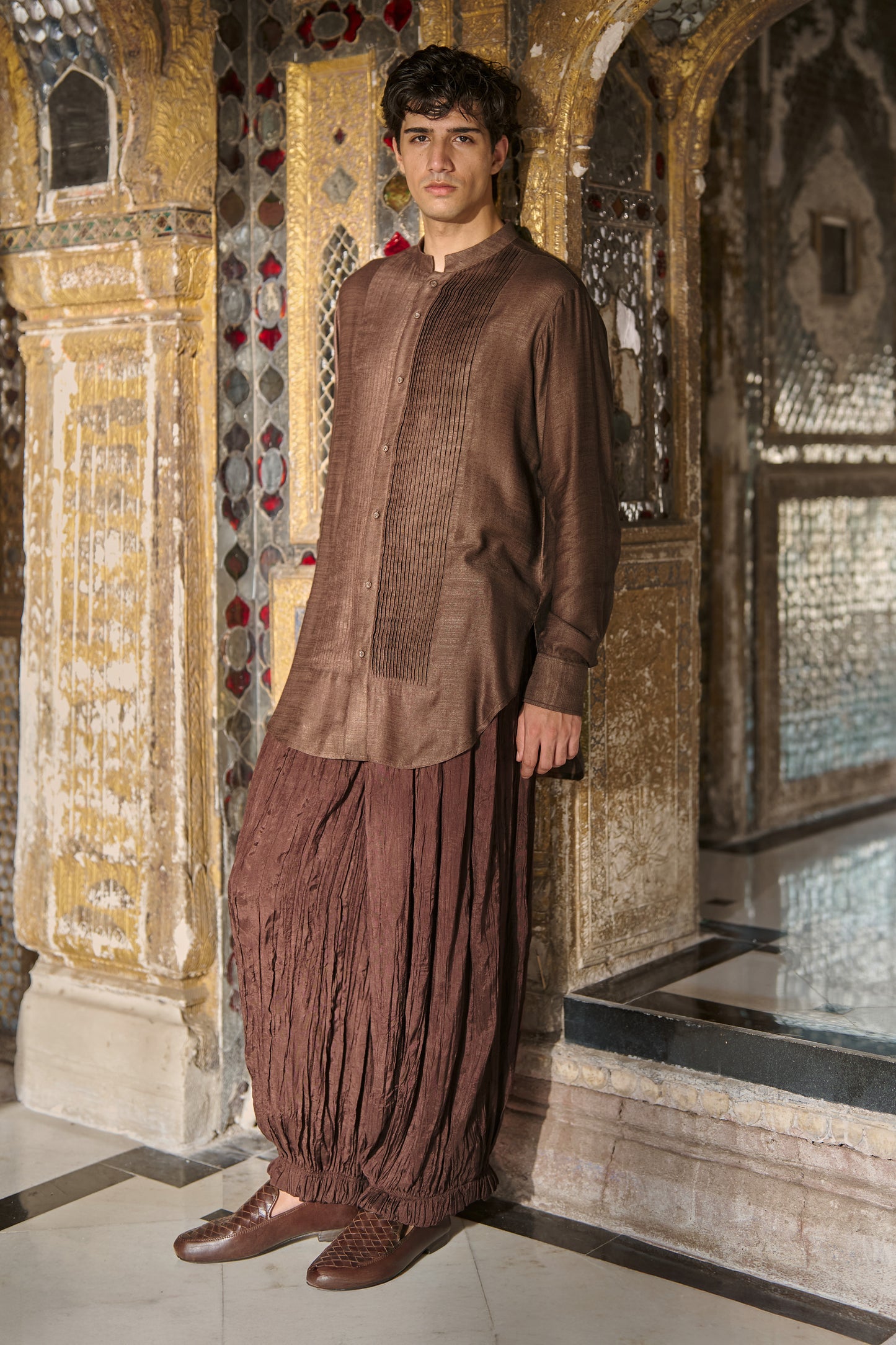 CRUSHED CRINKLED PANT