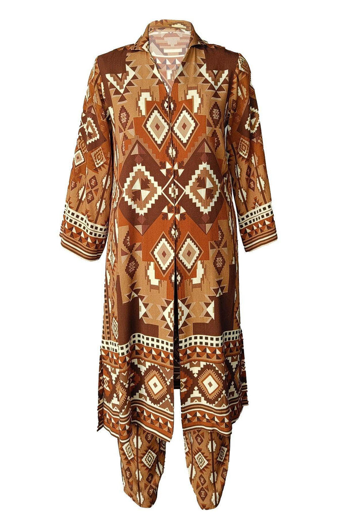 AZTEC PRINT SET - dash and dot dash and dot