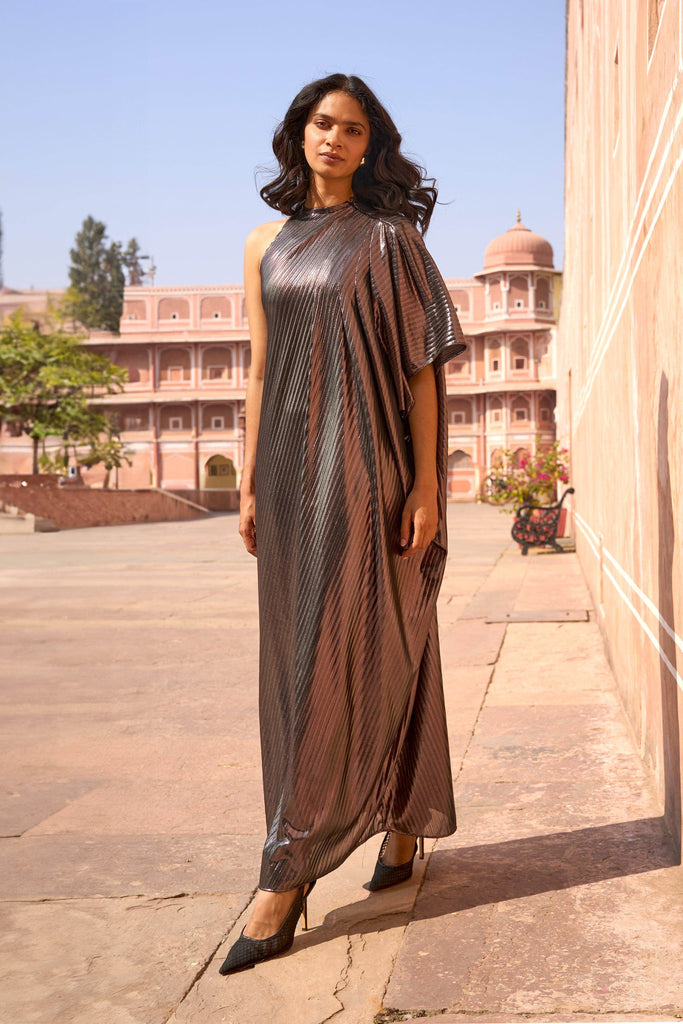 SINGLE SLEEVE KAFTAN DRESS - dash and dot dash and dot