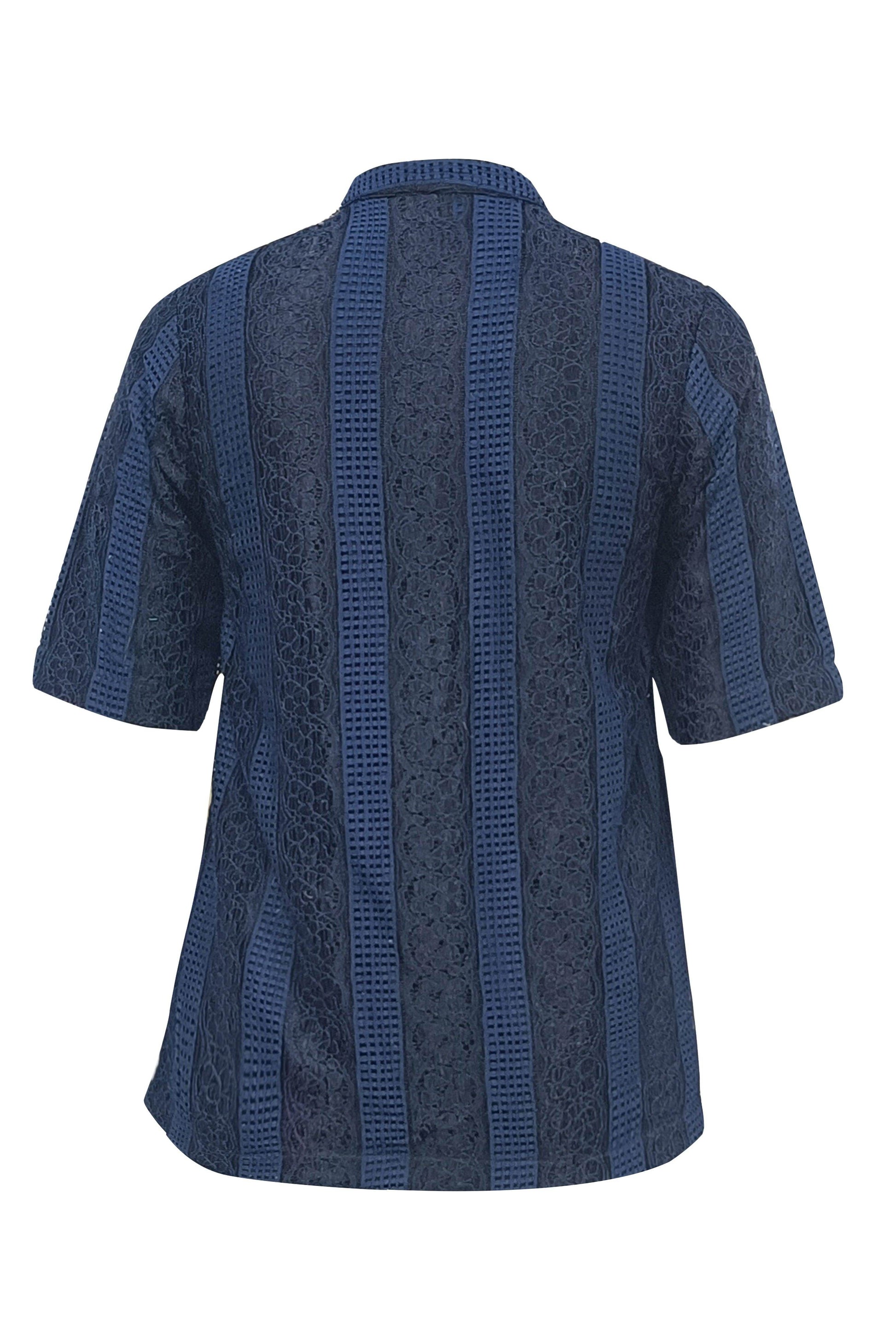 BLUE LACE SHIRT - dash and dot