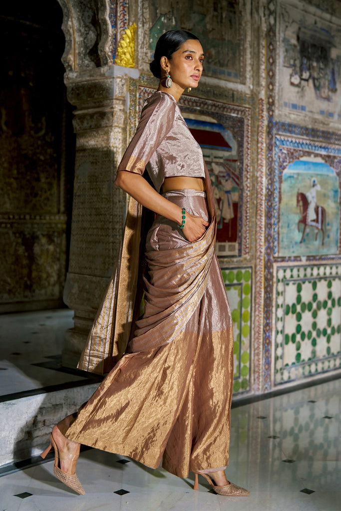 BENARES TISSUE TOP dash and dot