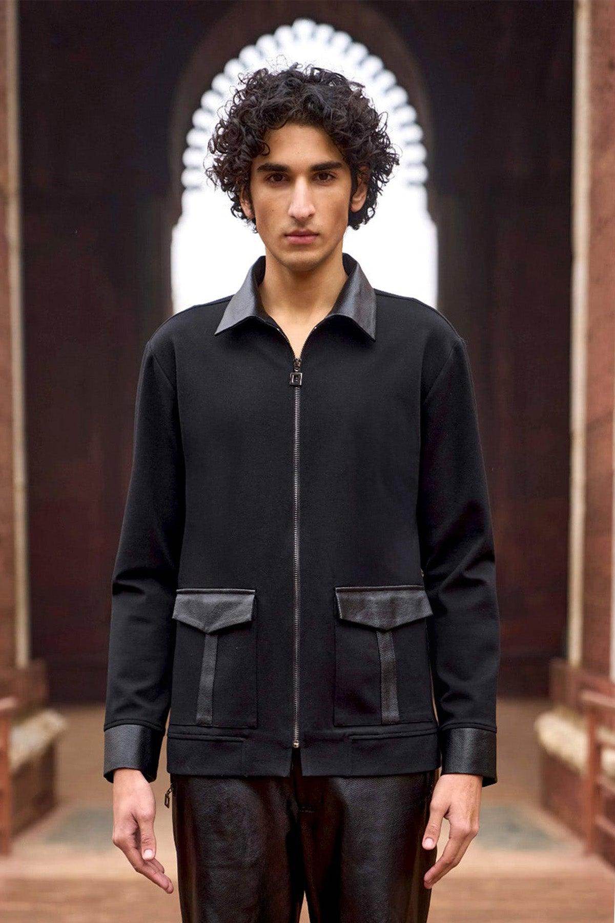 KNIT AND DENIM SHIRT - dash and dot