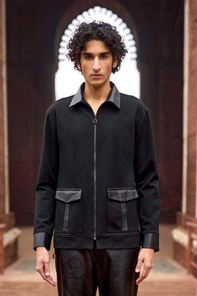 KNIT AND DENIM SHIRT - dash and dot