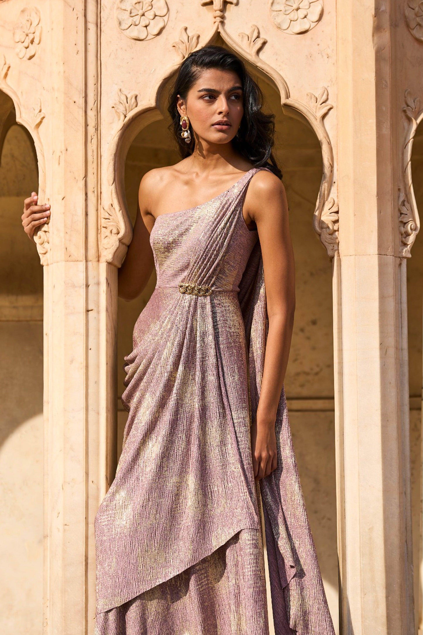 SARI DRAPE GOWN - dash and dot