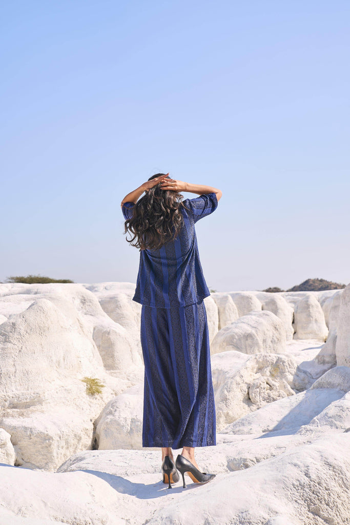 BLUE LACE SET - dash and dot dash and dot