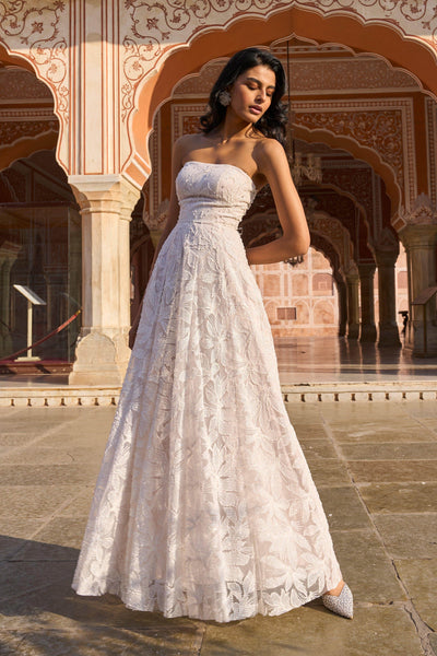 PEARL AND BEAD GOWN - dash and dot