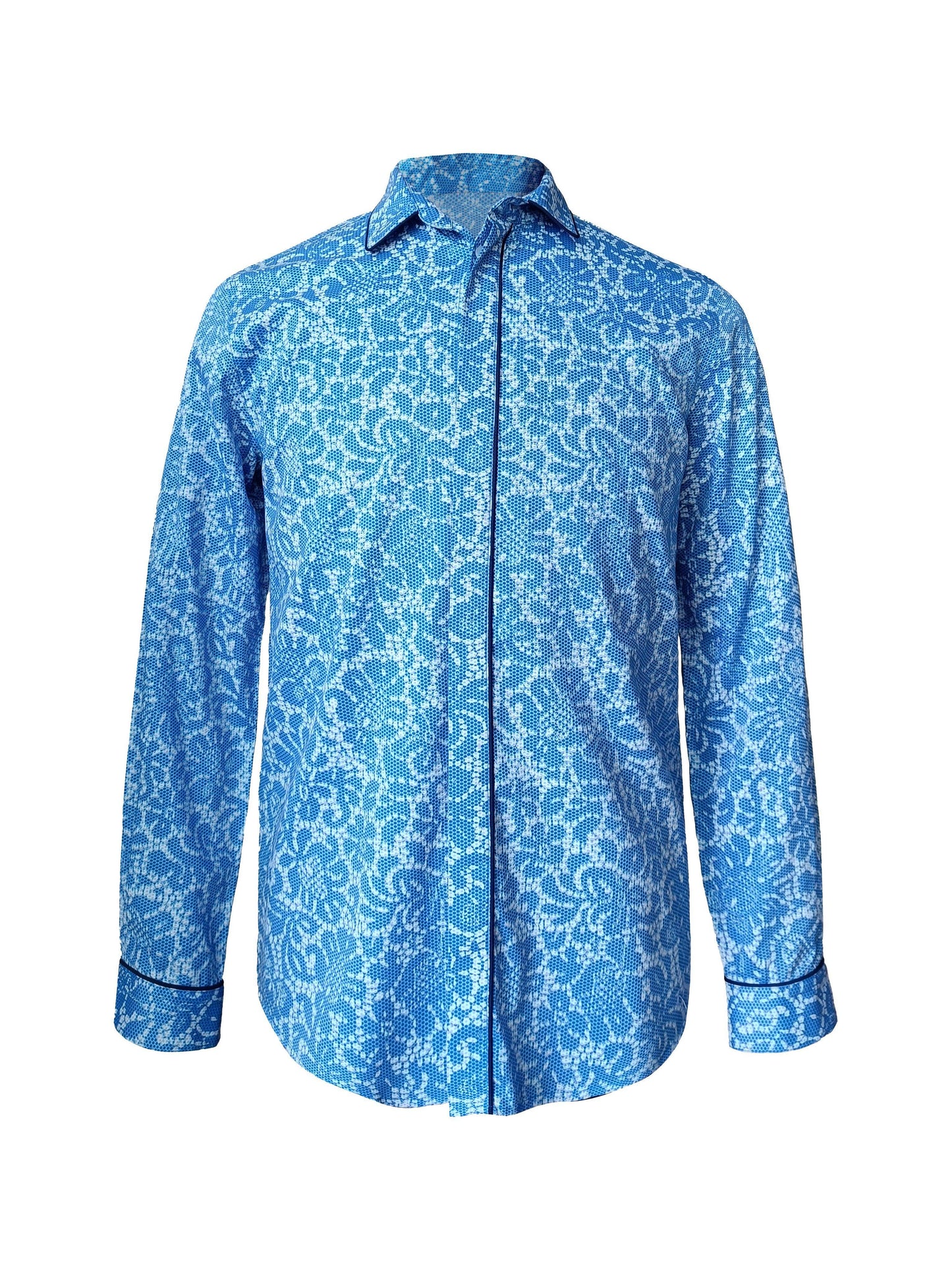 LACE PRINT SHIRT - dash and dot