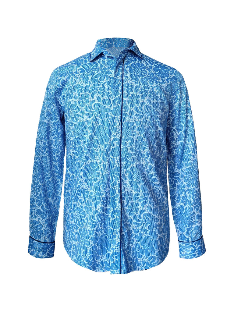 LACE PRINT SHIRT - dash and dot dash and dot