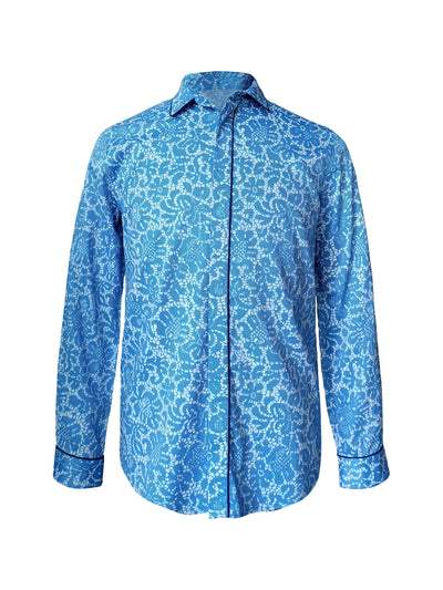 LACE PRINT SHIRT - dash and dot