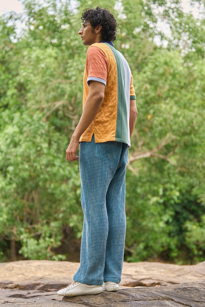 WASHED TEXTURED PANT - dash and dot dash and dot