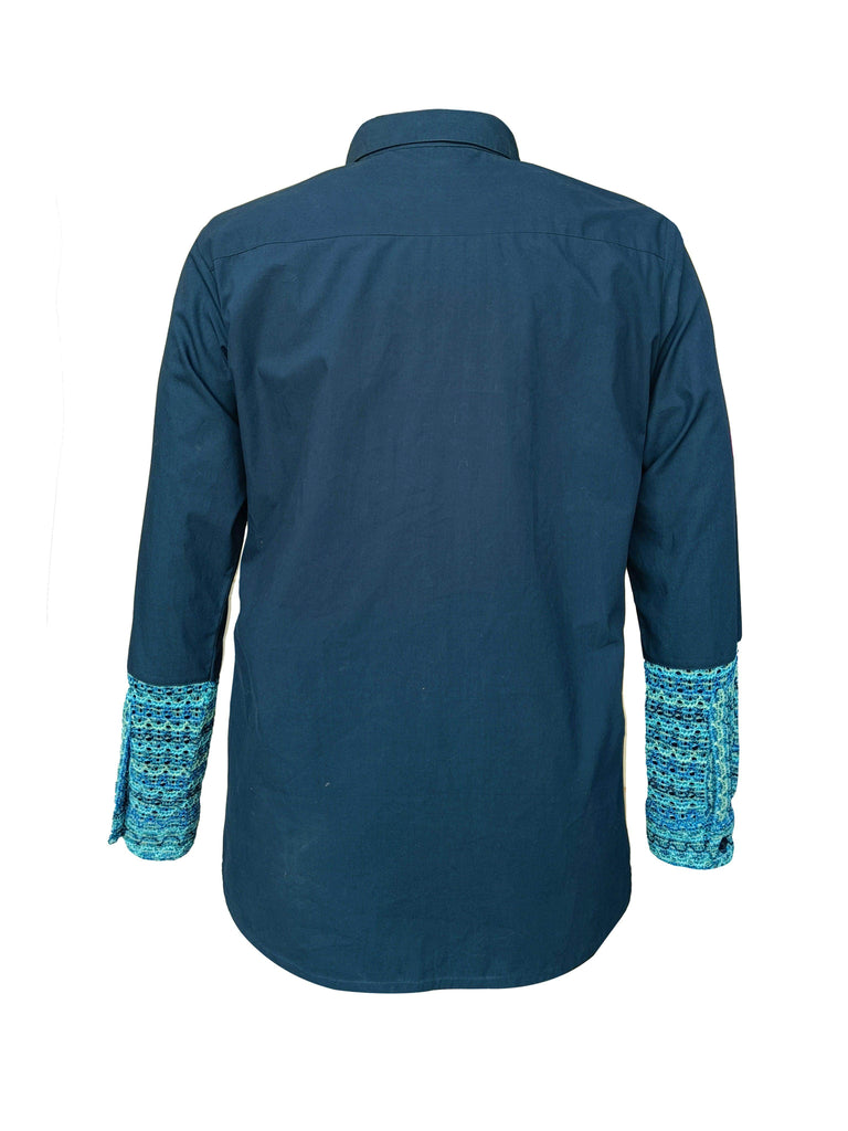 LACE BLOCK SHIRT - dash and dot dash and dot